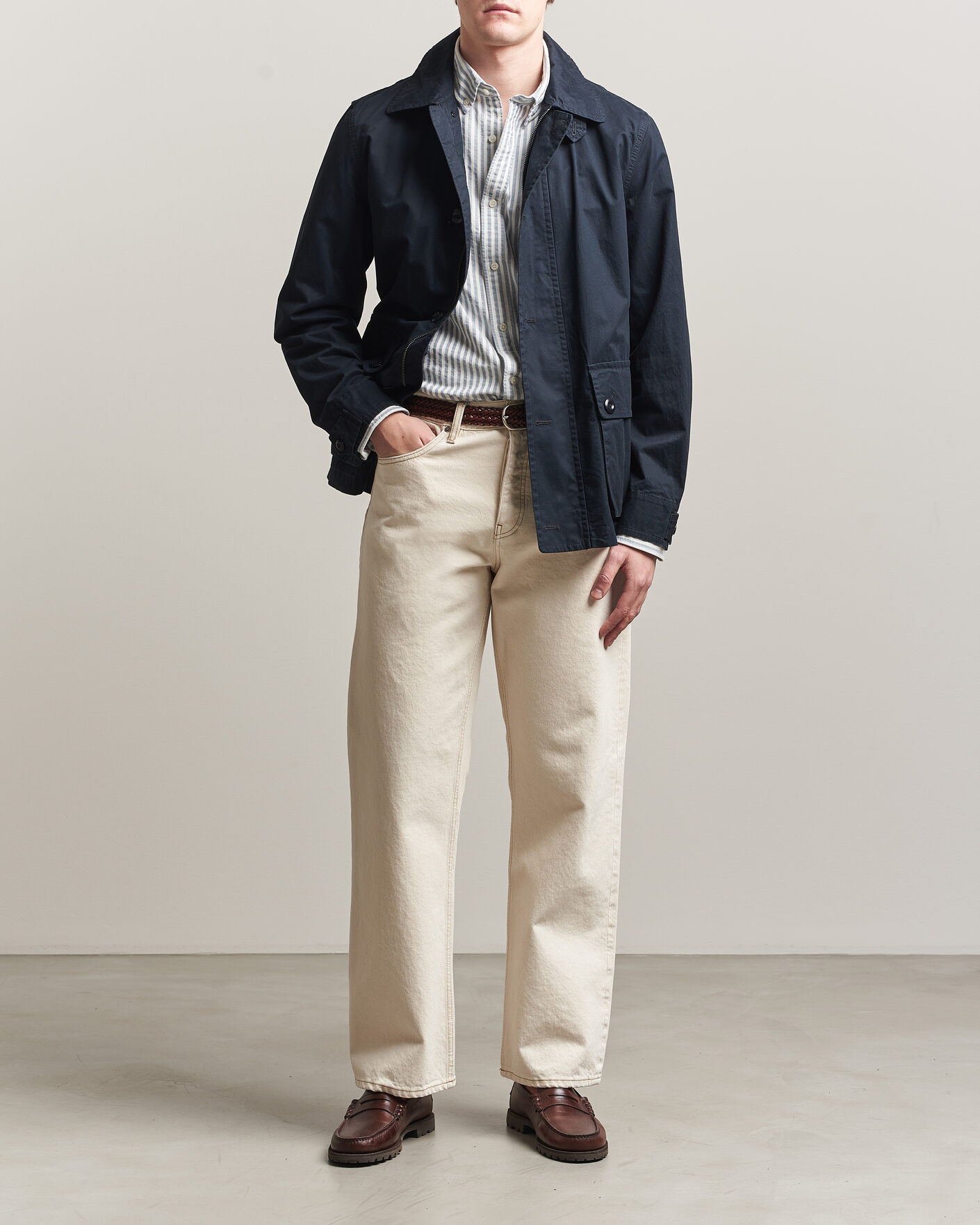 Heren | Jassen | GANT | Cotton Decker Jacket Black