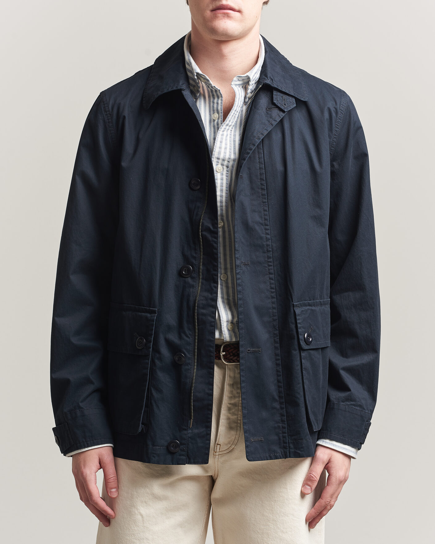 Heren | Jassen | GANT | Cotton Decker Jacket Black