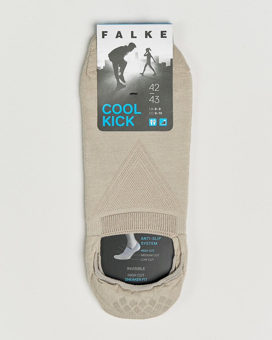 Heren | Ondergoed | Falke | Cool Kick Invisible Socks Beige