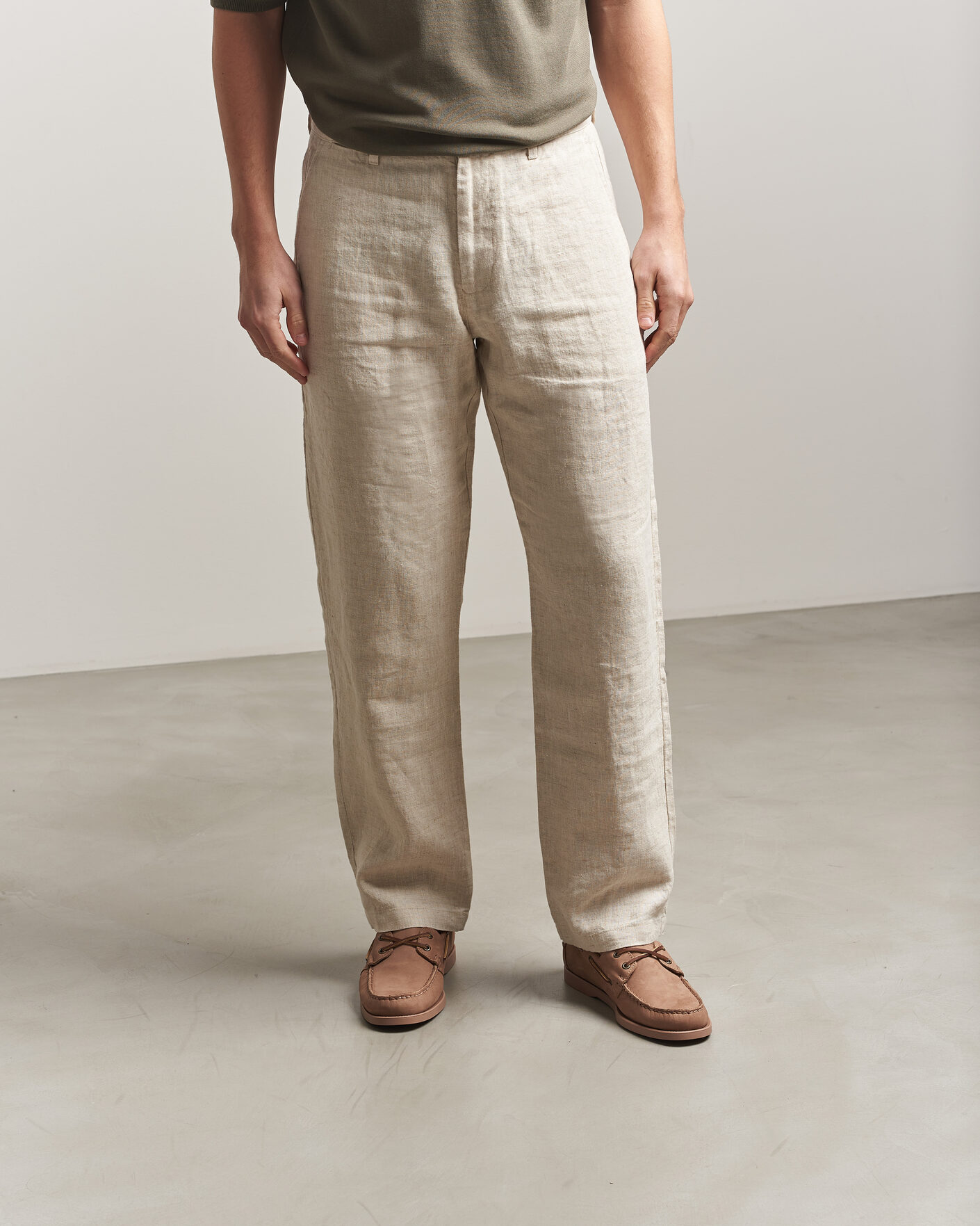 Heren | Bootschoenen | Sebago | Docksides Portland Nubuck Boat Shoe Beige Taupe