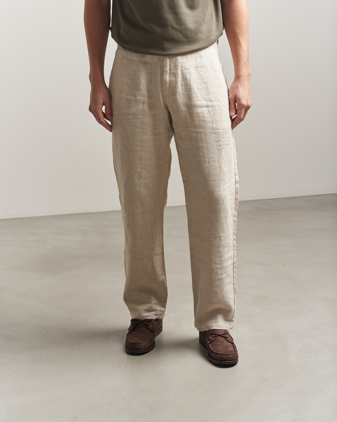 Heren | Bootschoenen | Sebago | Docksides Portland Nubuck Boat Shoe Brown Taupe