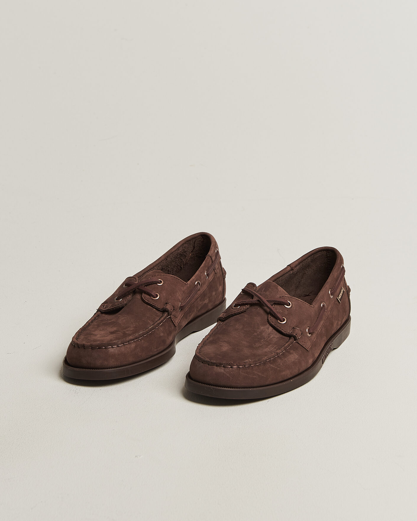 Heren | Bootschoenen | Sebago | Docksides Portland Nubuck Boat Shoe Brown Taupe