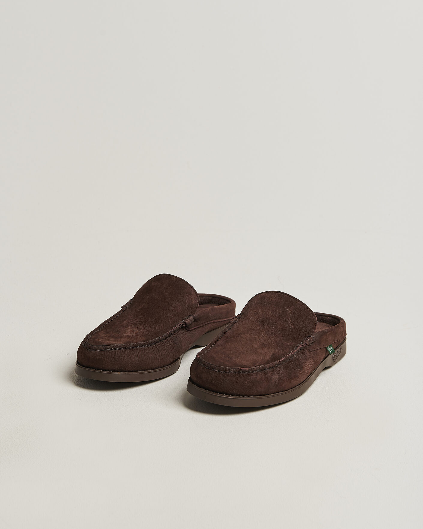 Heren | Sandalen slides | Paraboot | Bahamas Slipper Chocolate Nubuck