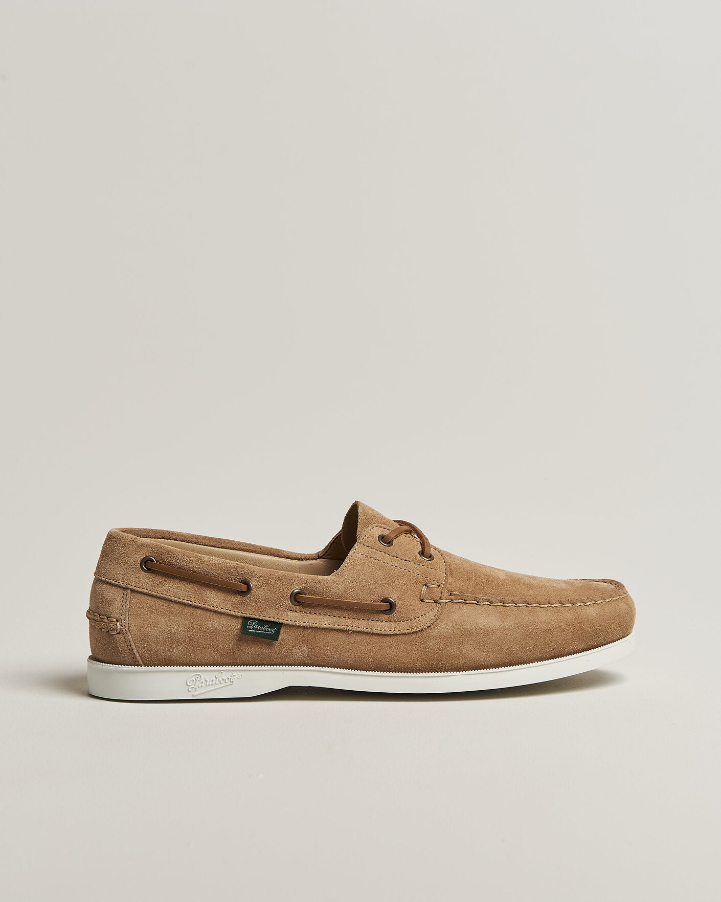 Heren | Bootschoenen | Paraboot | Barth Boat Shoe Beige Suede