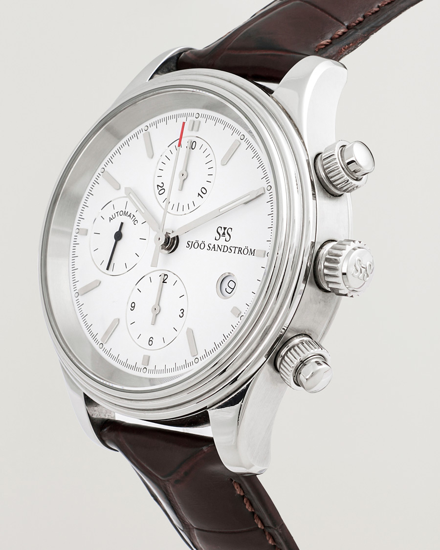 Heren | Pre-Owned & Vintage Watches | Sjöö Sandström Pre-Owned | Royal Steel Chrono 