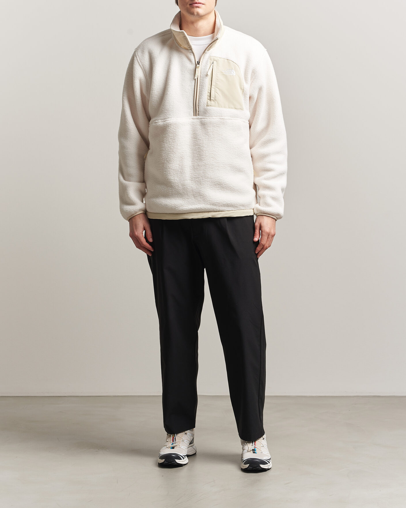 Heren | Truien | The North Face | Yumiori Fleece Half Zip White Dune