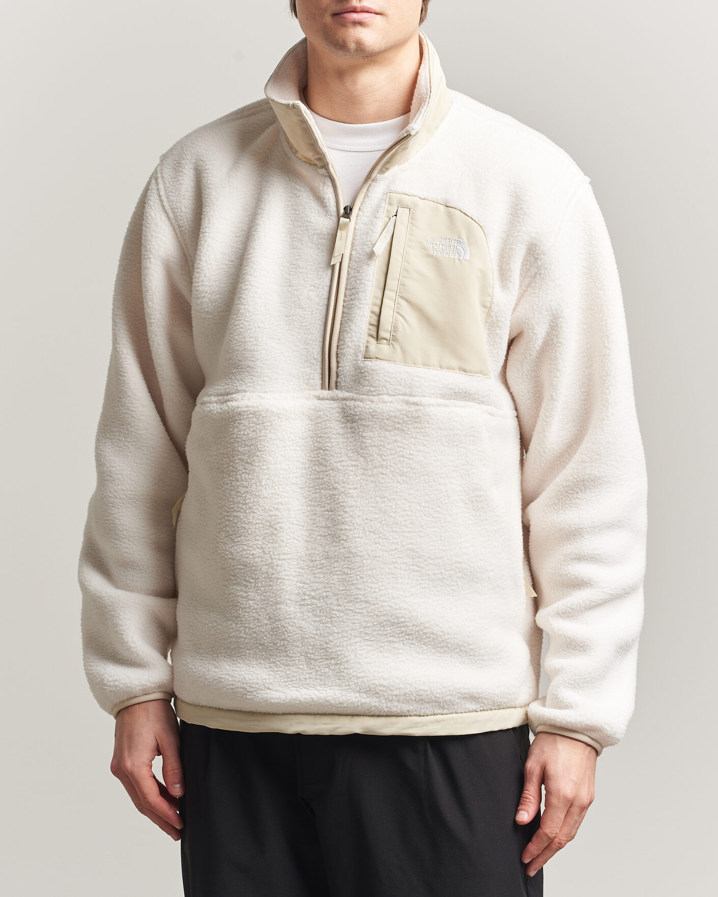 Heren | Truien | The North Face | Yumiori Fleece Half Zip White Dune