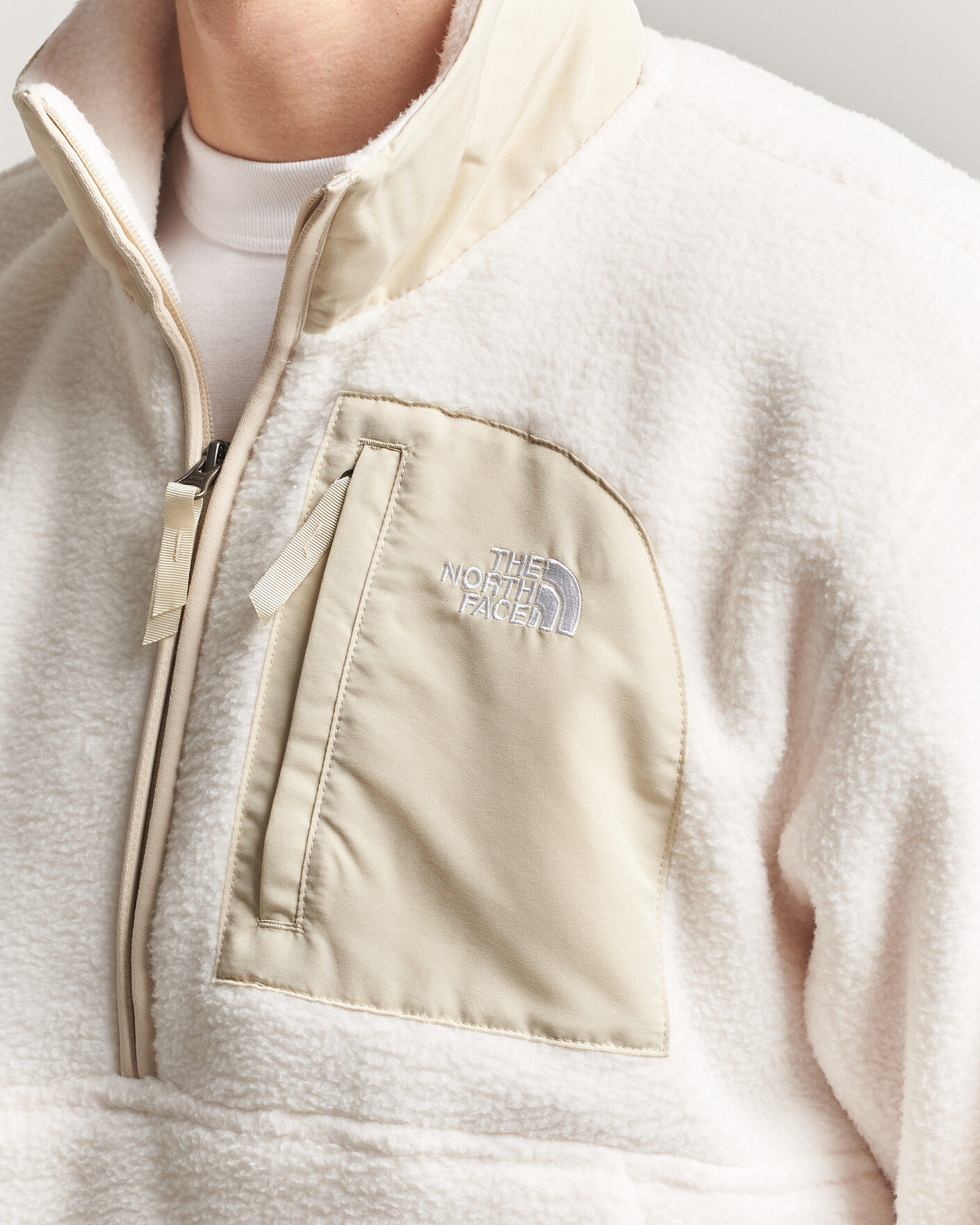Heren | Truien | The North Face | Yumiori Fleece Half Zip White Dune