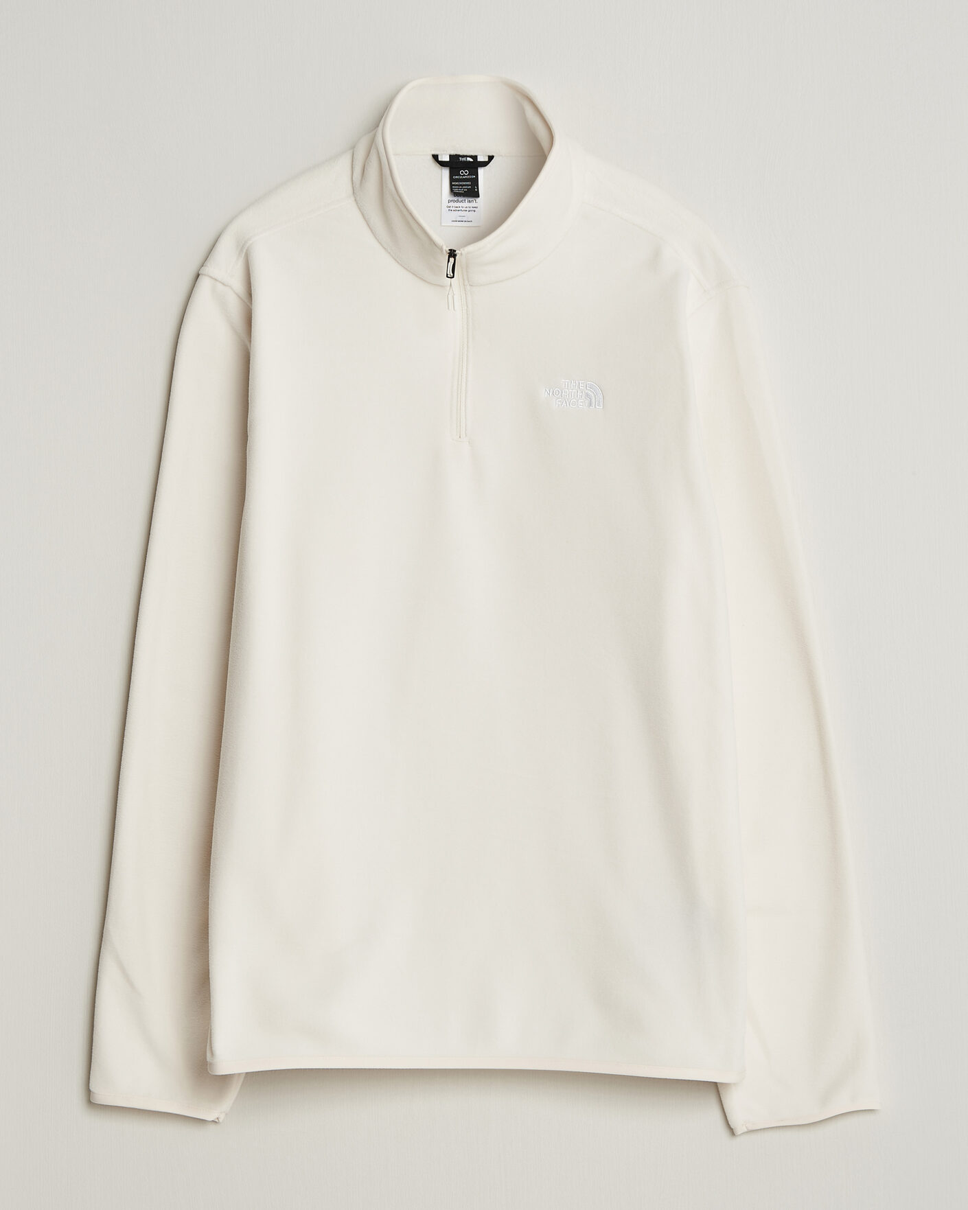 Heren | Truien | The North Face | Glacier 1/4 Zip Fleece White Dune
