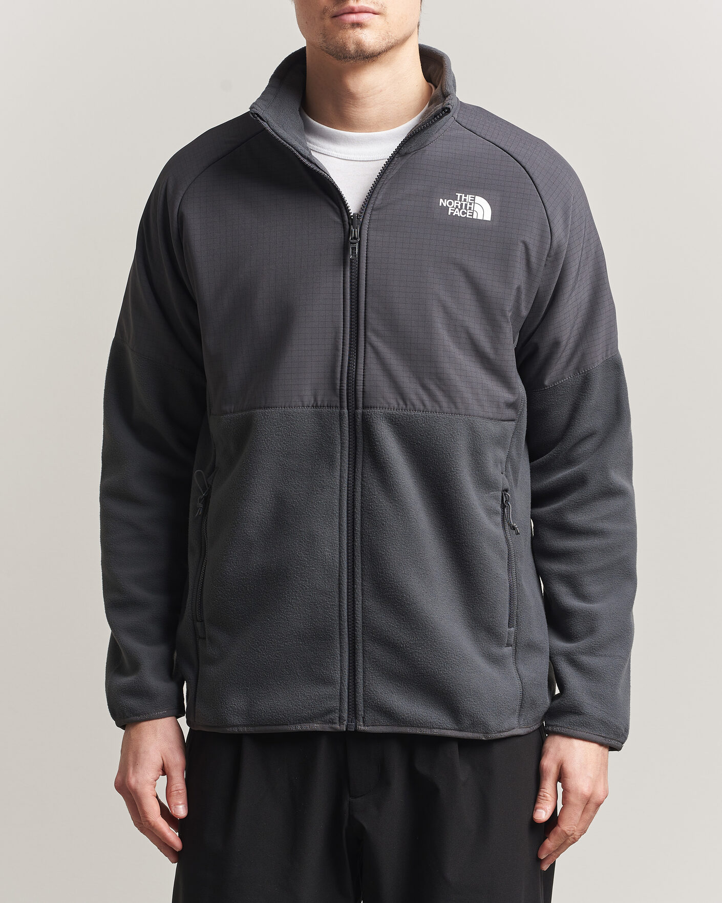 Heren | Truien | The North Face | Glacier Hybrid Fleece Black