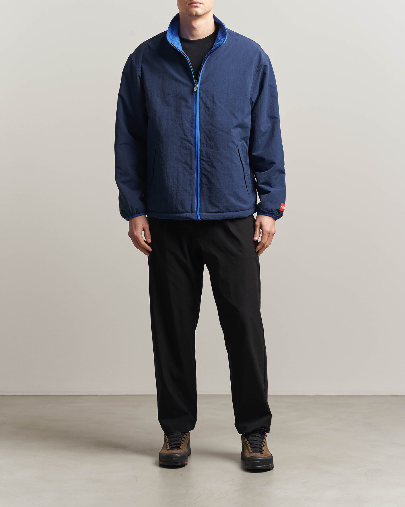 Heren | Jassen | The North Face | Red Box Reversible Fleece Jacket Summit Navy