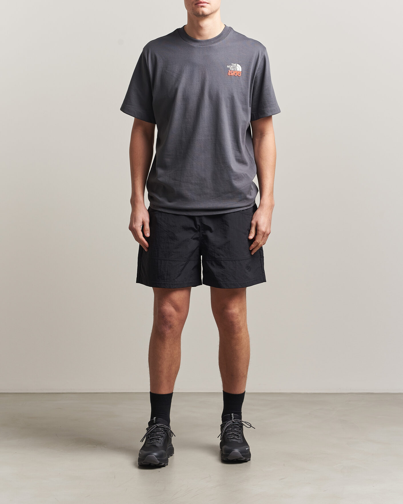 Heren | T-shirts | The North Face | 1966 Printed T-Shirt Anthracite Grey