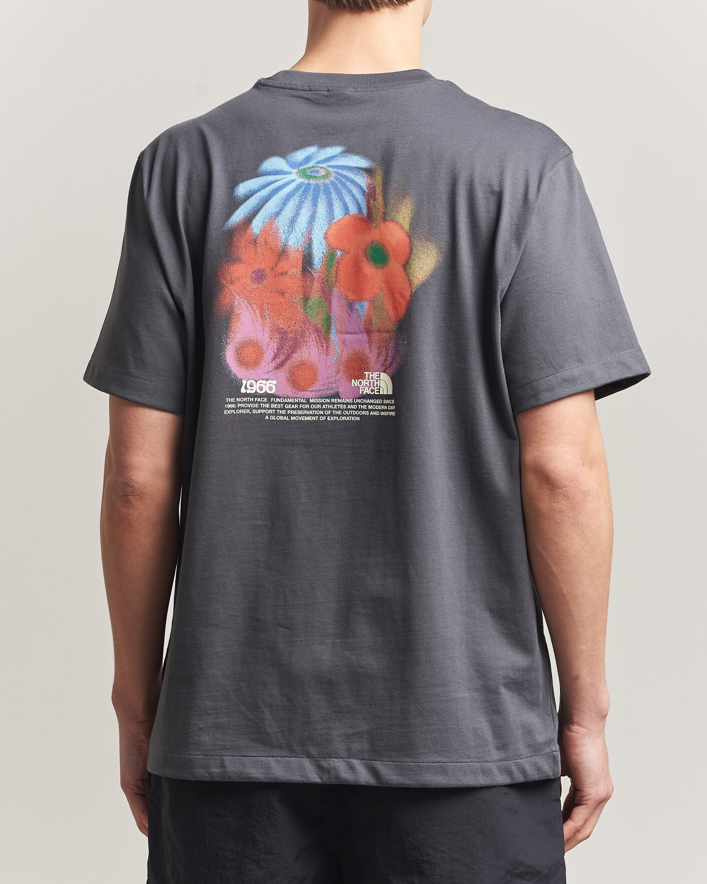 Heren | T-shirts | The North Face | 1966 Printed T-Shirt Anthracite Grey