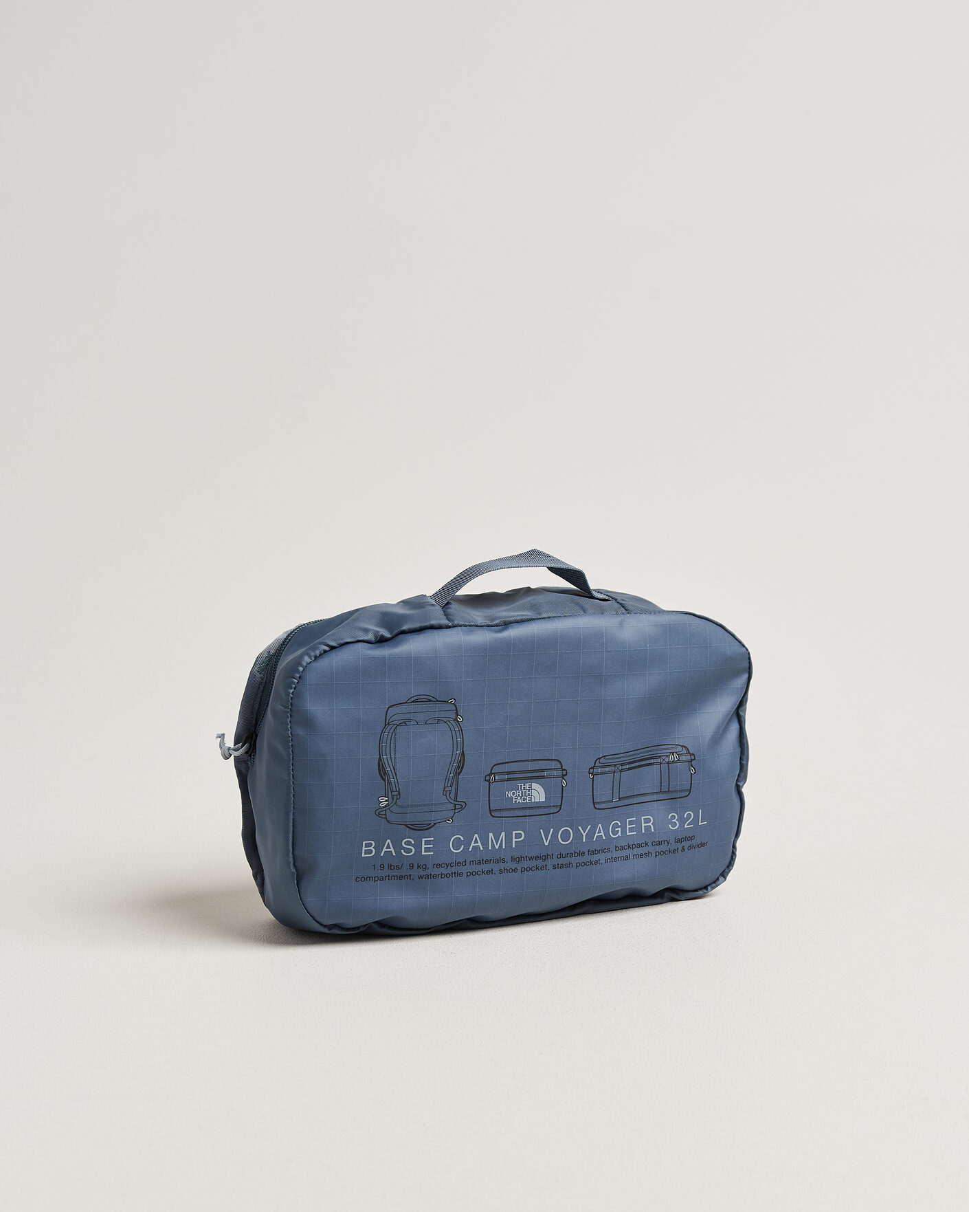 Heren | Tassen | The North Face | Base Camp Voyager Duffel 32 Granite Grey