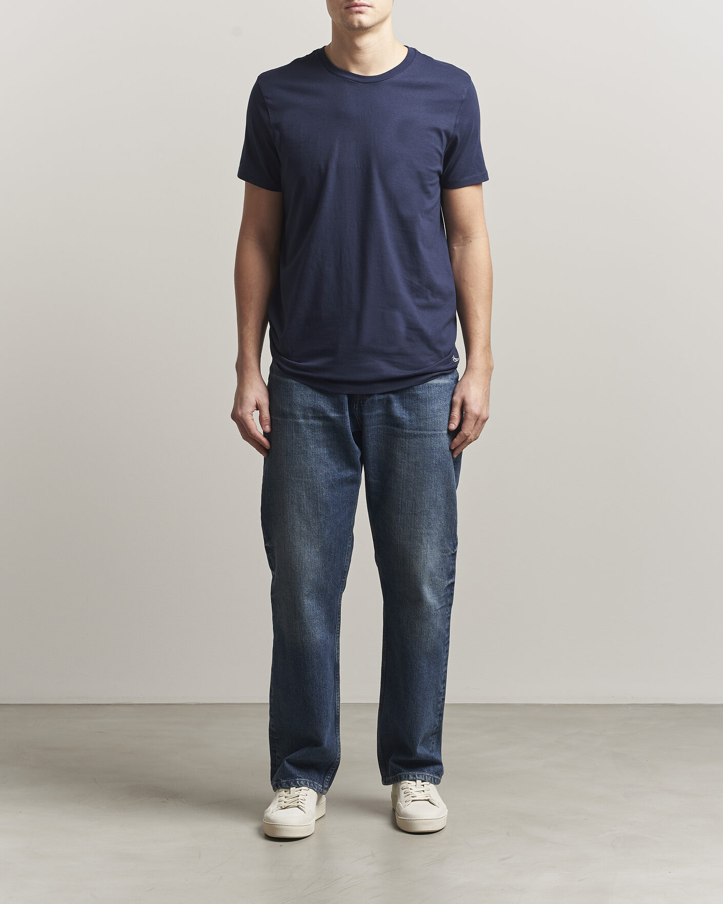 Heren | T-shirts | Calvin Klein | 3-Pack Cotton Crew Neck T-Shirt Navy/Red/Blue
