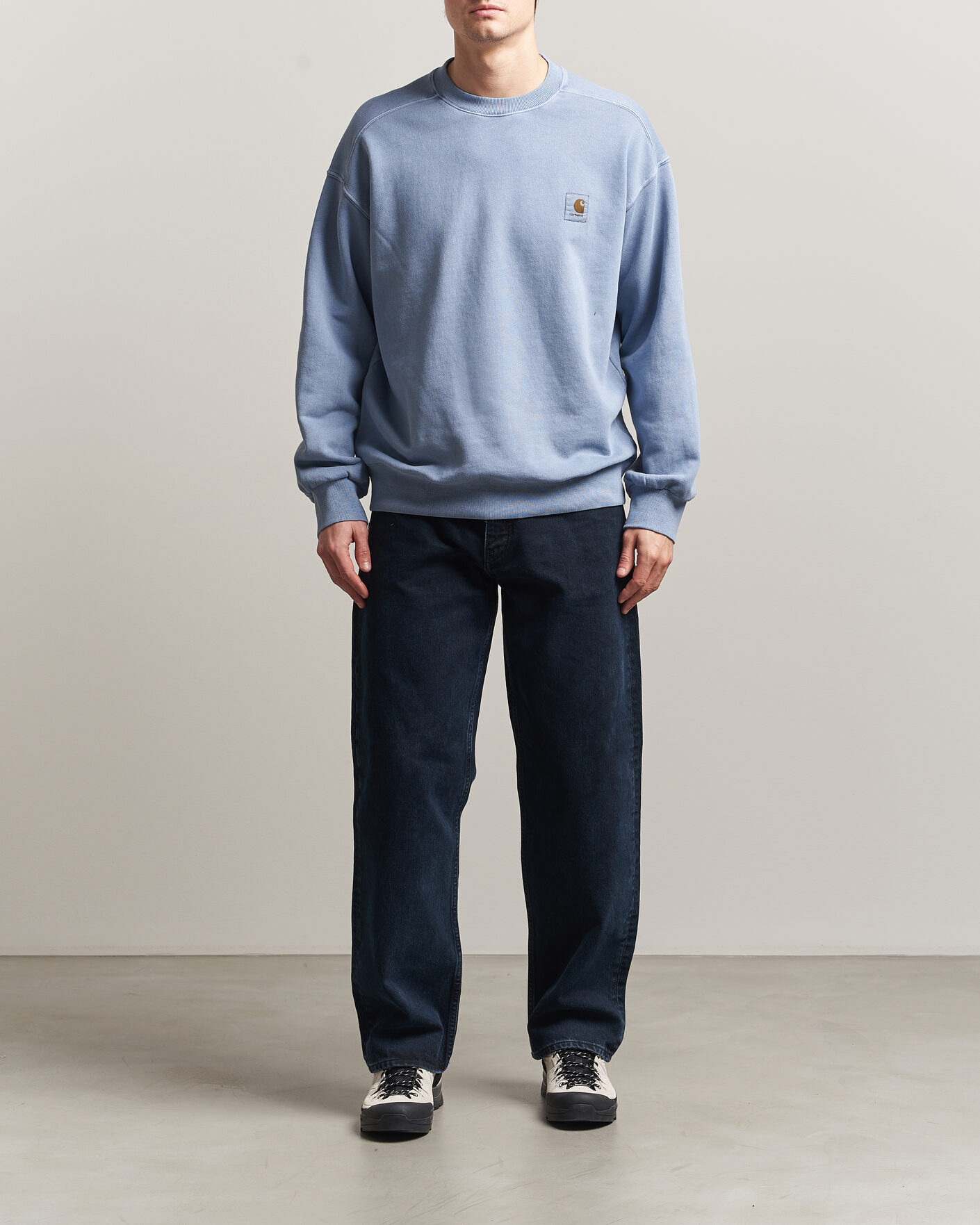 Heren | Truien | Carhartt WIP | Nelson Sweatshirt Gentle Blue