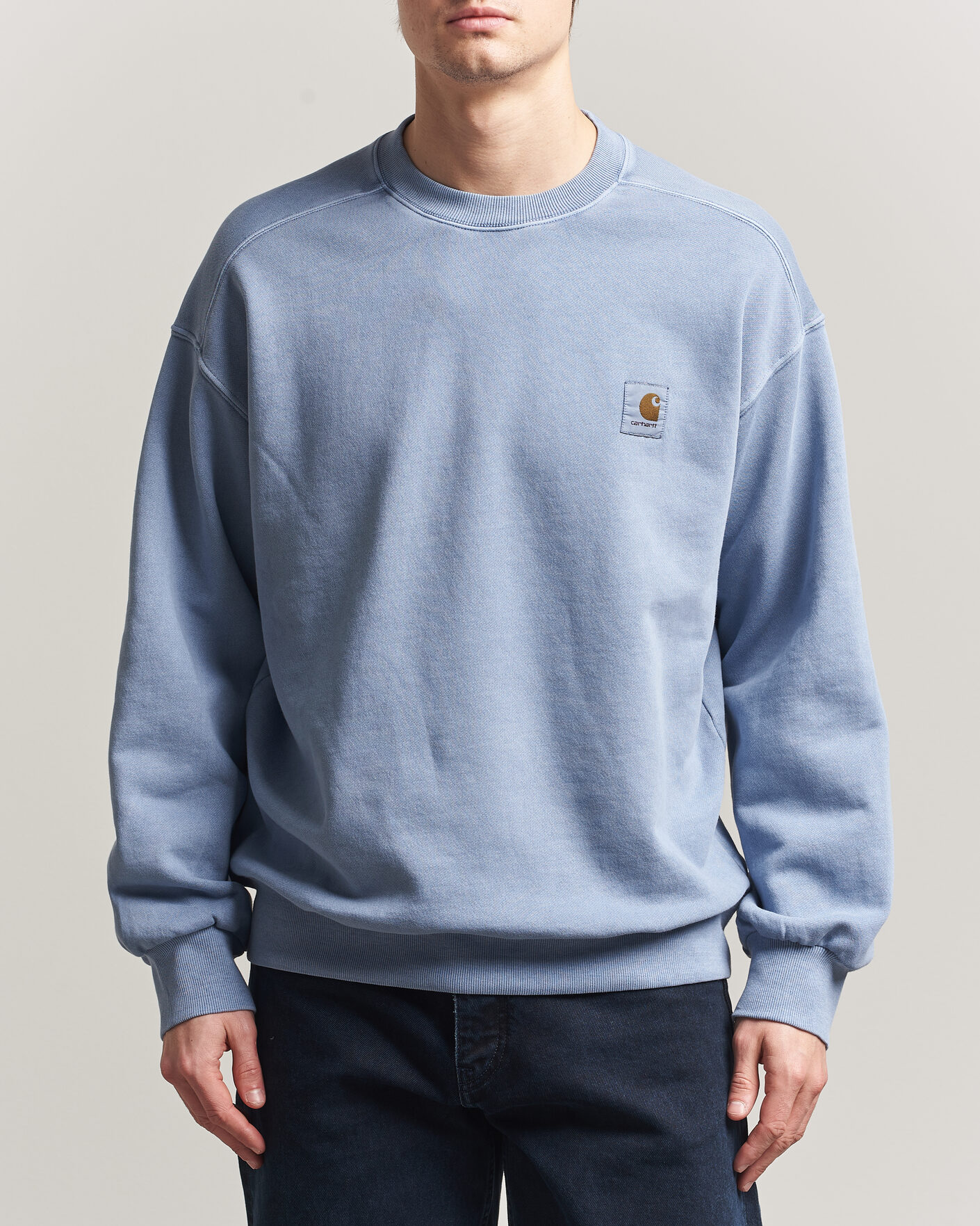 Heren | Truien | Carhartt WIP | Nelson Sweatshirt Gentle Blue