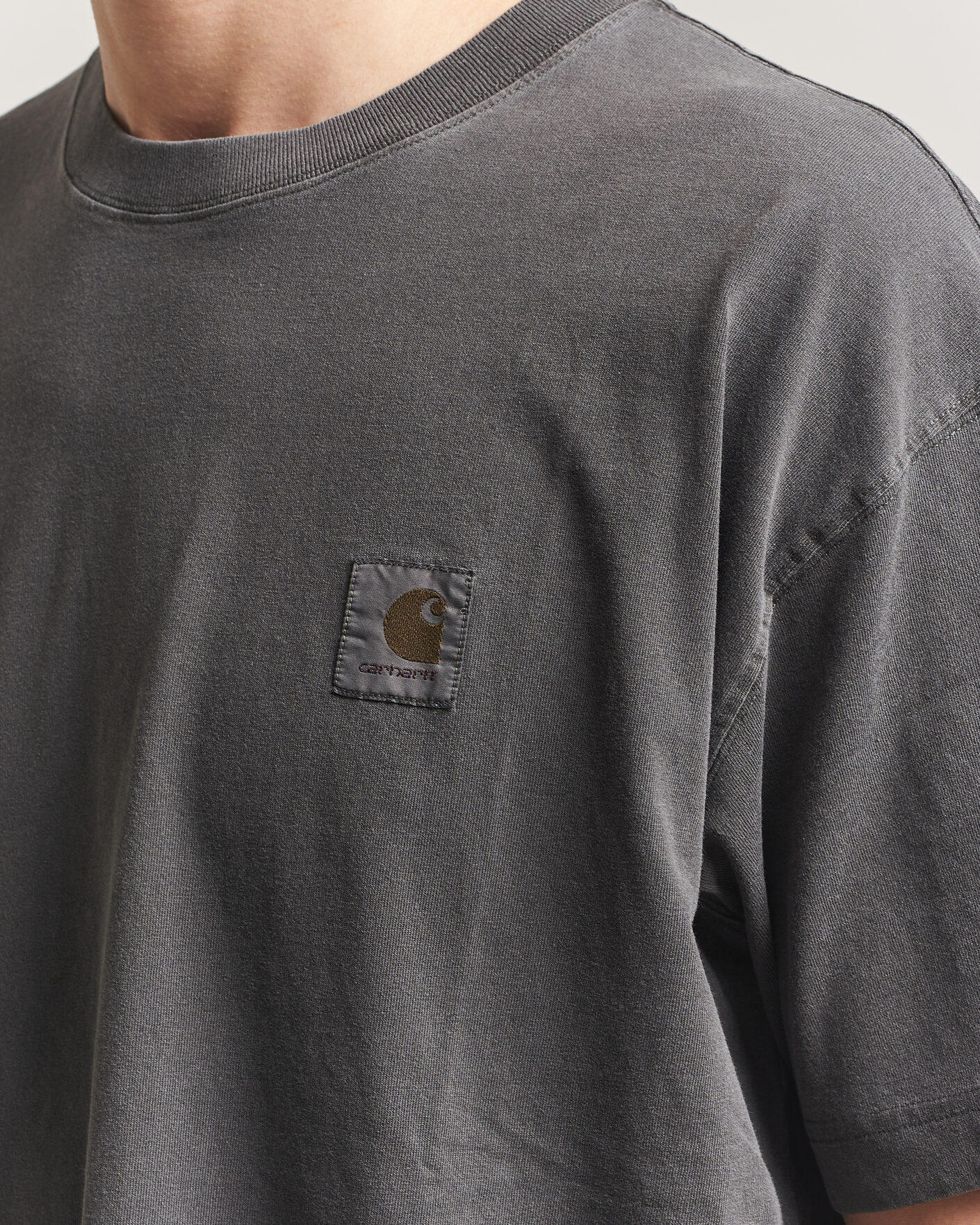 Heren | T-shirts | Carhartt WIP | Nelson Cotton T-Shirt Black