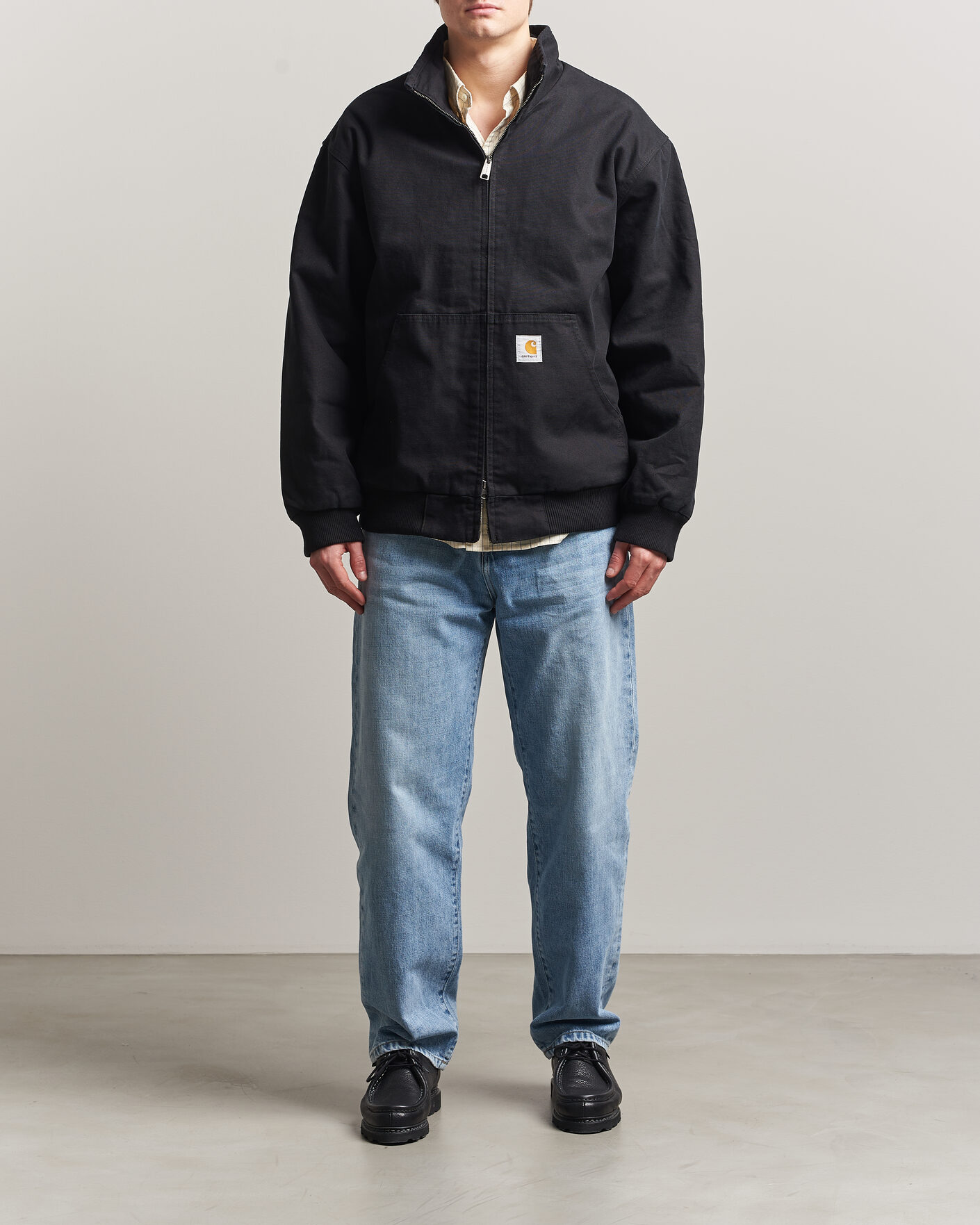 Heren | Overhemden | Carhartt WIP | Aaron Pant Smith Denim Burst Washed
