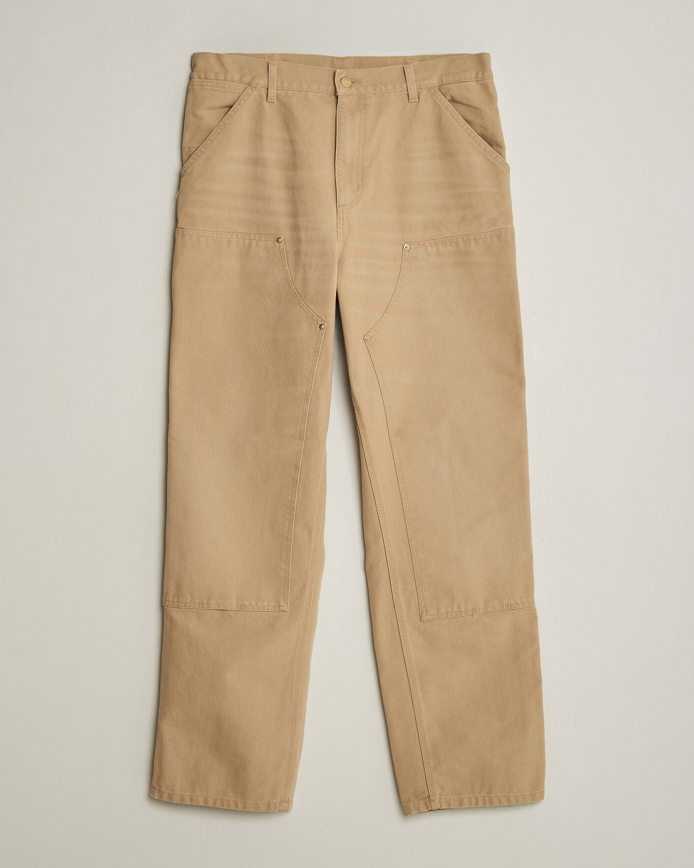 Heren | Broeken | Carhartt WIP | Double Knee Pants Dusty Age Brown