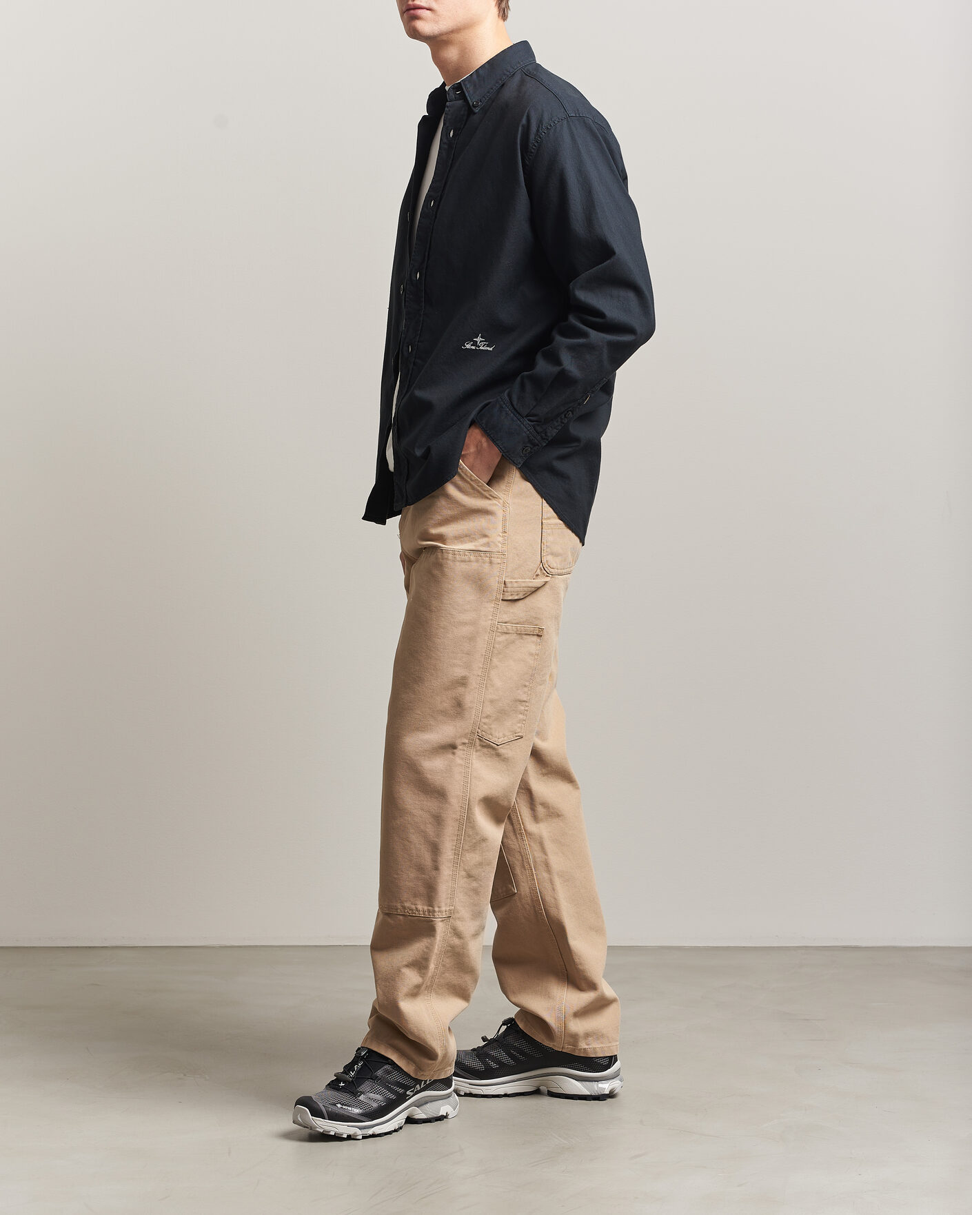 Heren | Broeken | Carhartt WIP | Double Knee Pants Dusty Age Brown