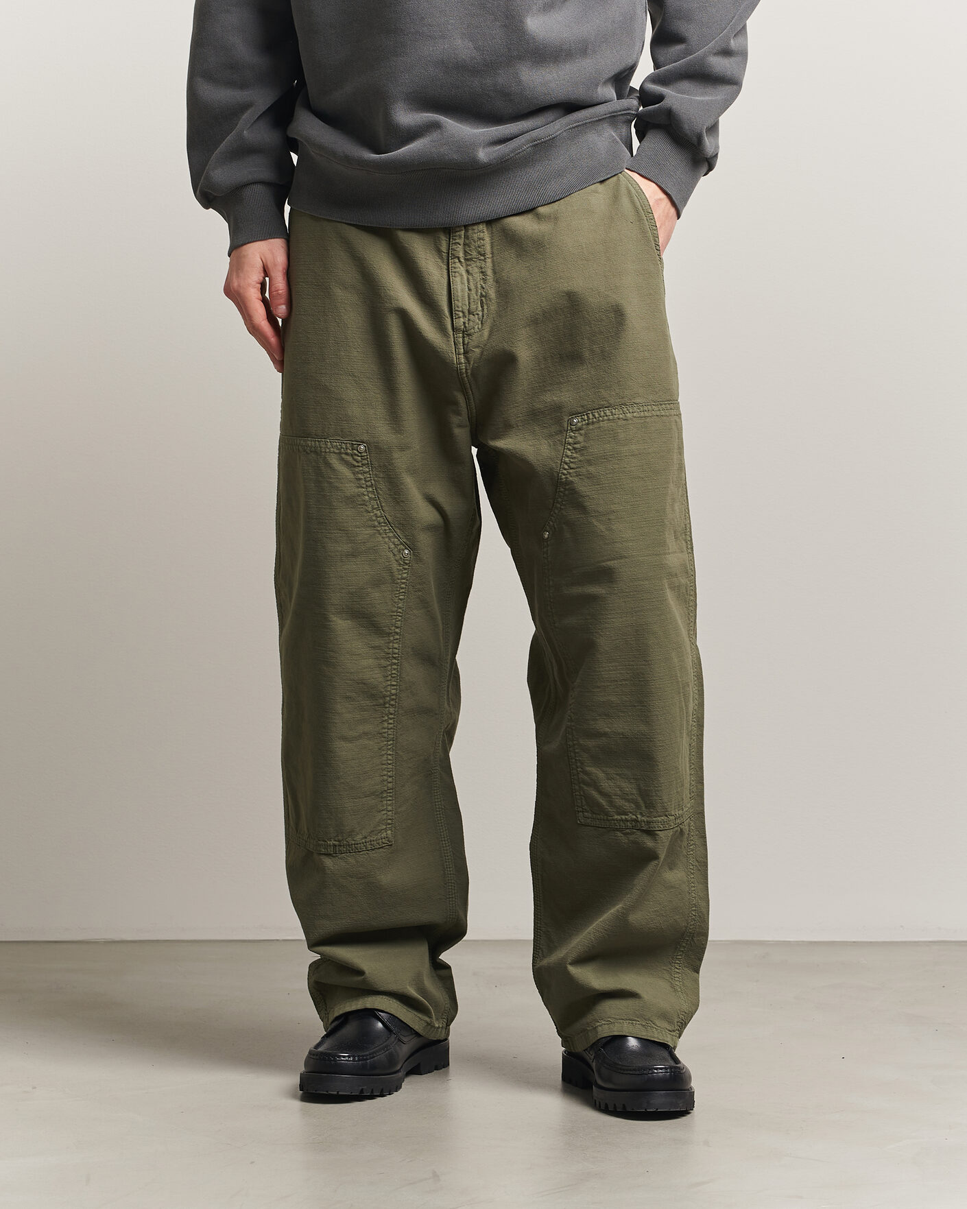 Heren | Broeken | Carhartt WIP | Walter Double Knee Pant Leaf