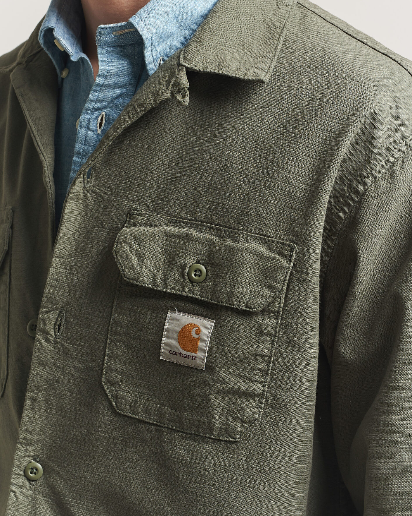 Heren | Overhemden | Carhartt WIP | Kelsey Long Sleeve Shirt Leaf