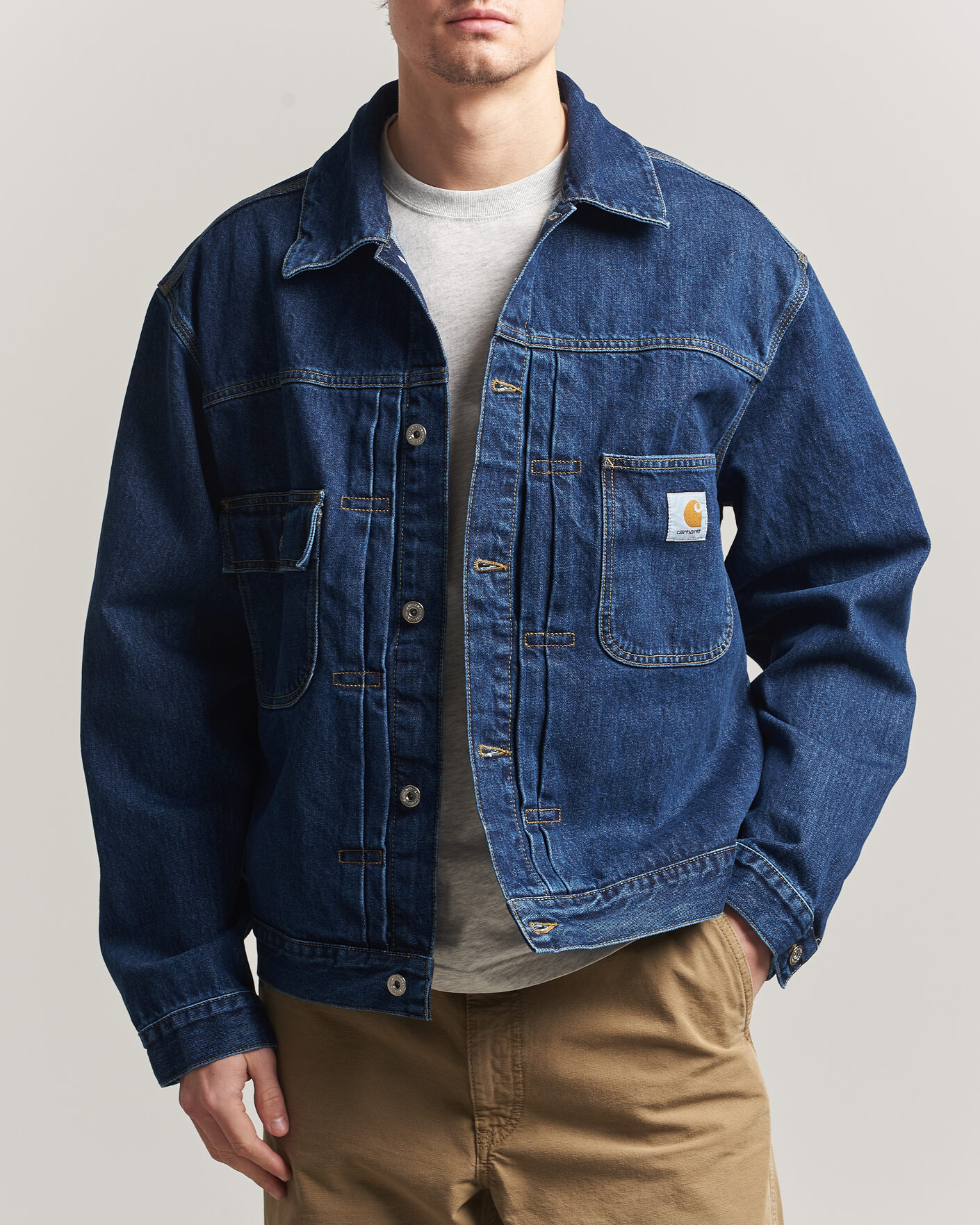Heren | Jassen | Carhartt WIP | Belmar Denim Jacket Blue Stone Wash