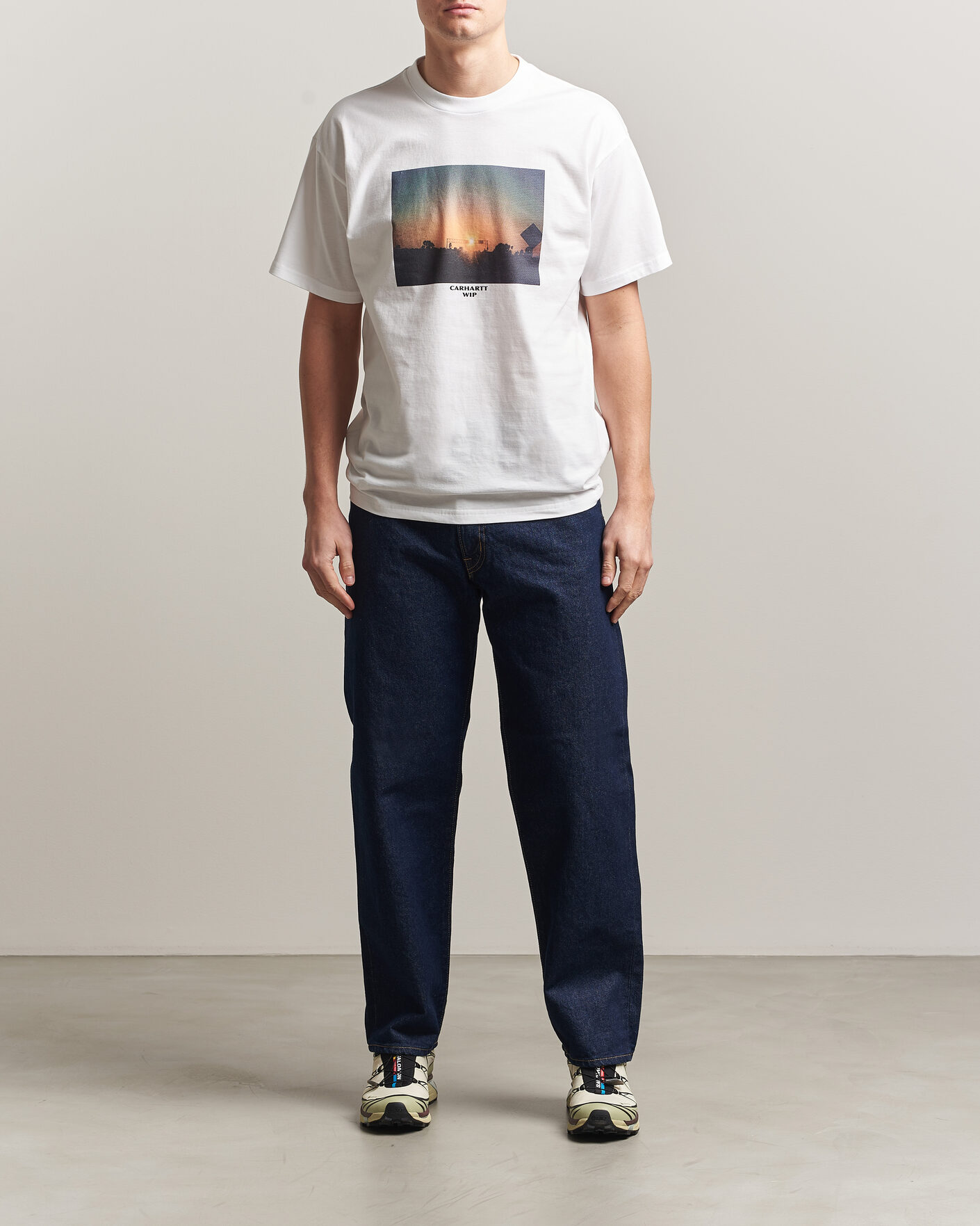 Heren | T-shirts | Carhartt WIP | Warm Vievs T-Shirt White