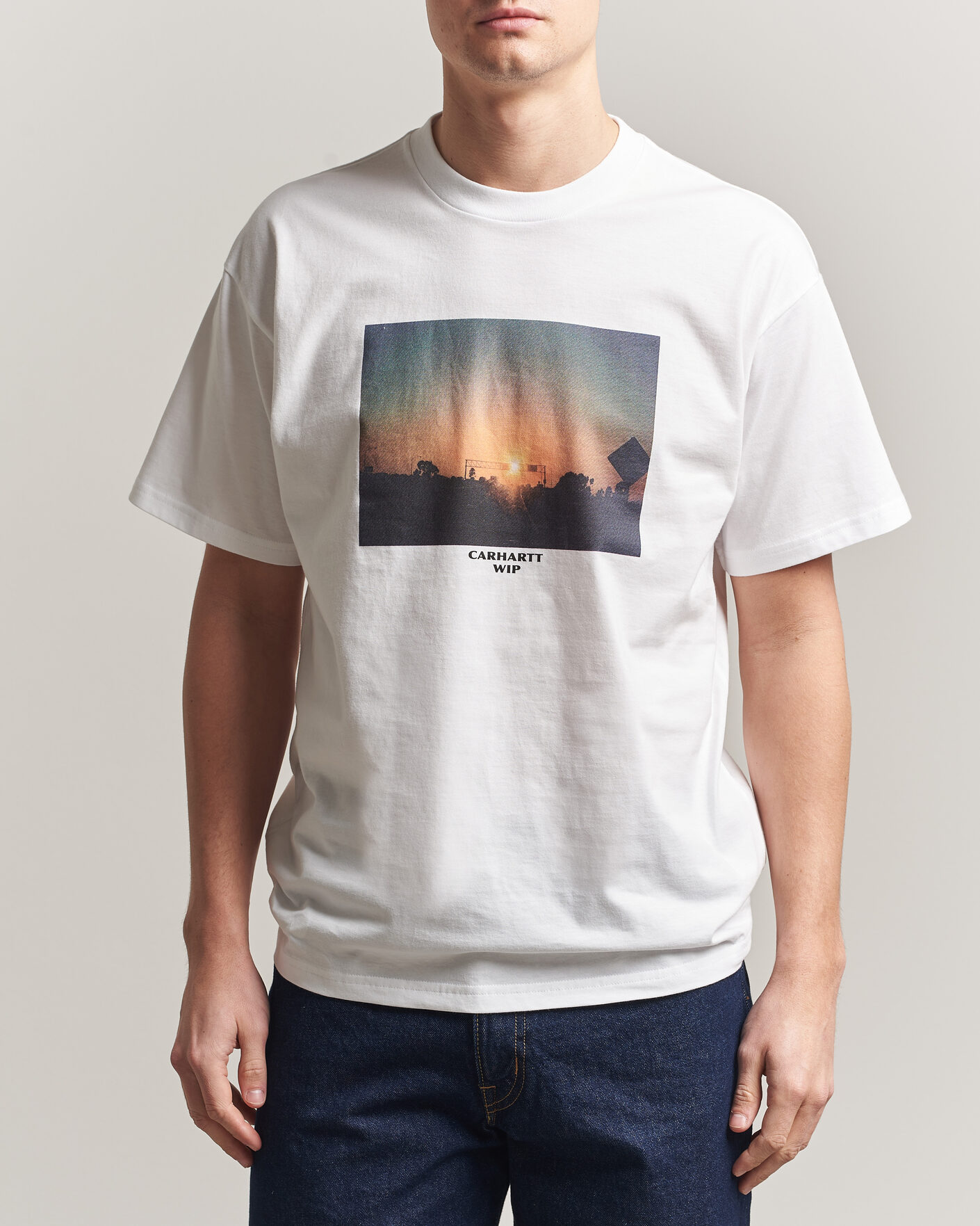 Heren | T-shirts | Carhartt WIP | Warm Vievs T-Shirt White