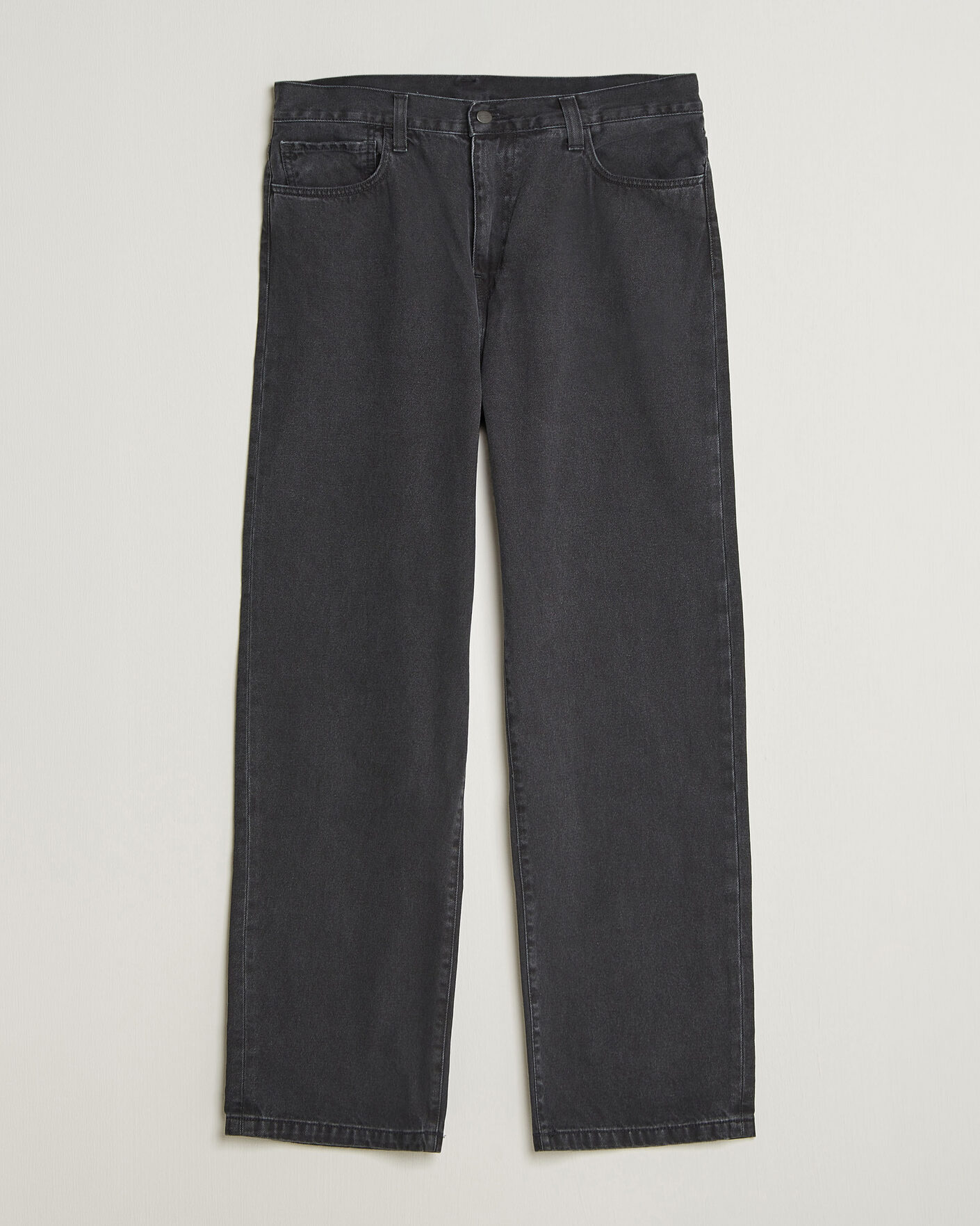 Heren | Broeken | Carhartt WIP | Landon Pant Robertson Denim Black Stone Washed
