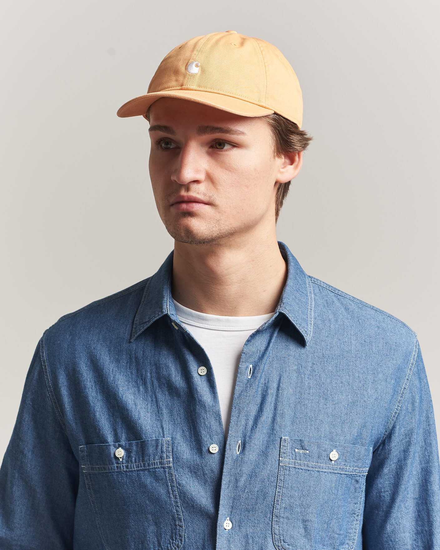 Heren | Hoeden en petten | Carhartt WIP | Madison Logo Cap Gentle Orange