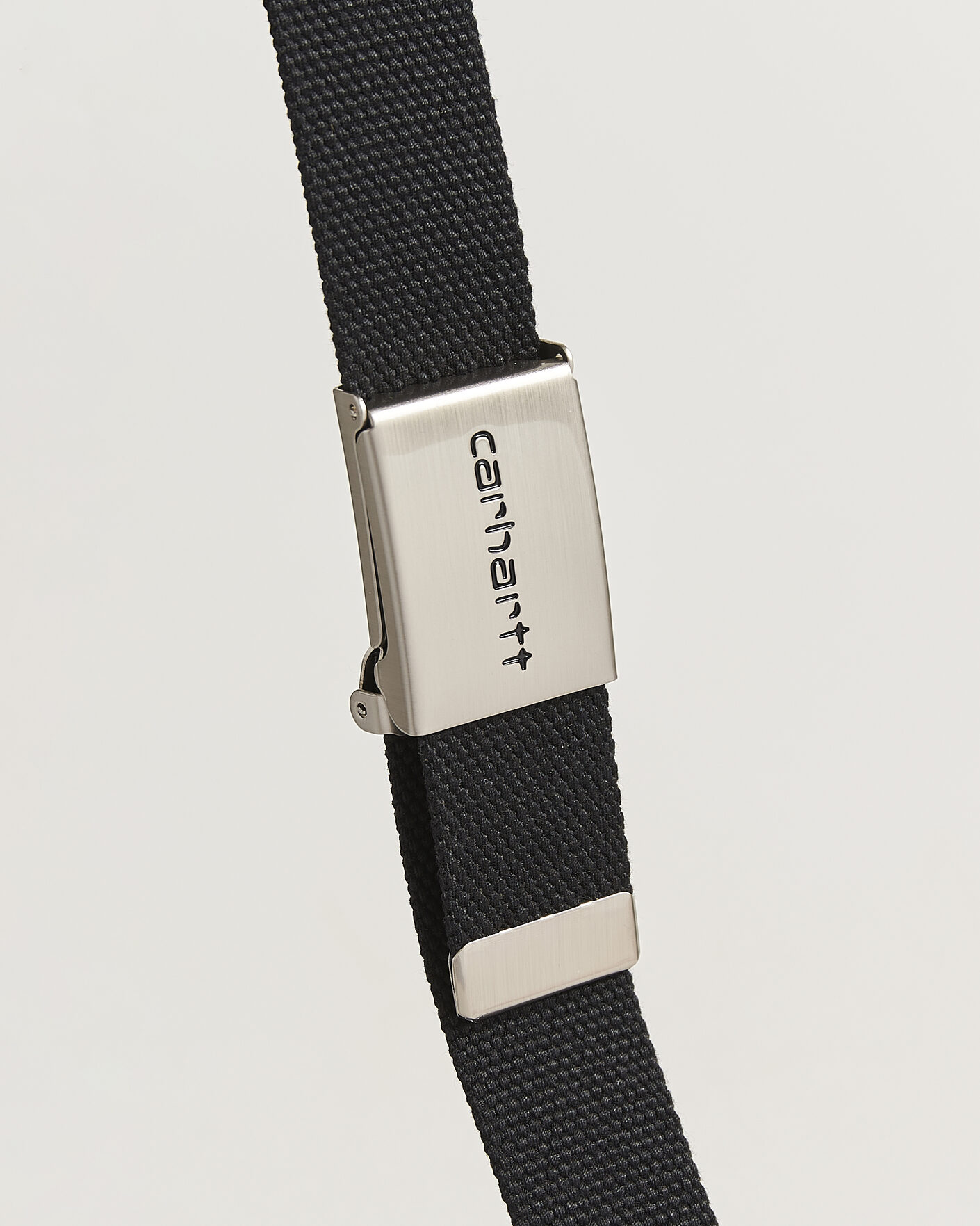 Heren | Riemen | Carhartt WIP | Clip Belt Chrome Black