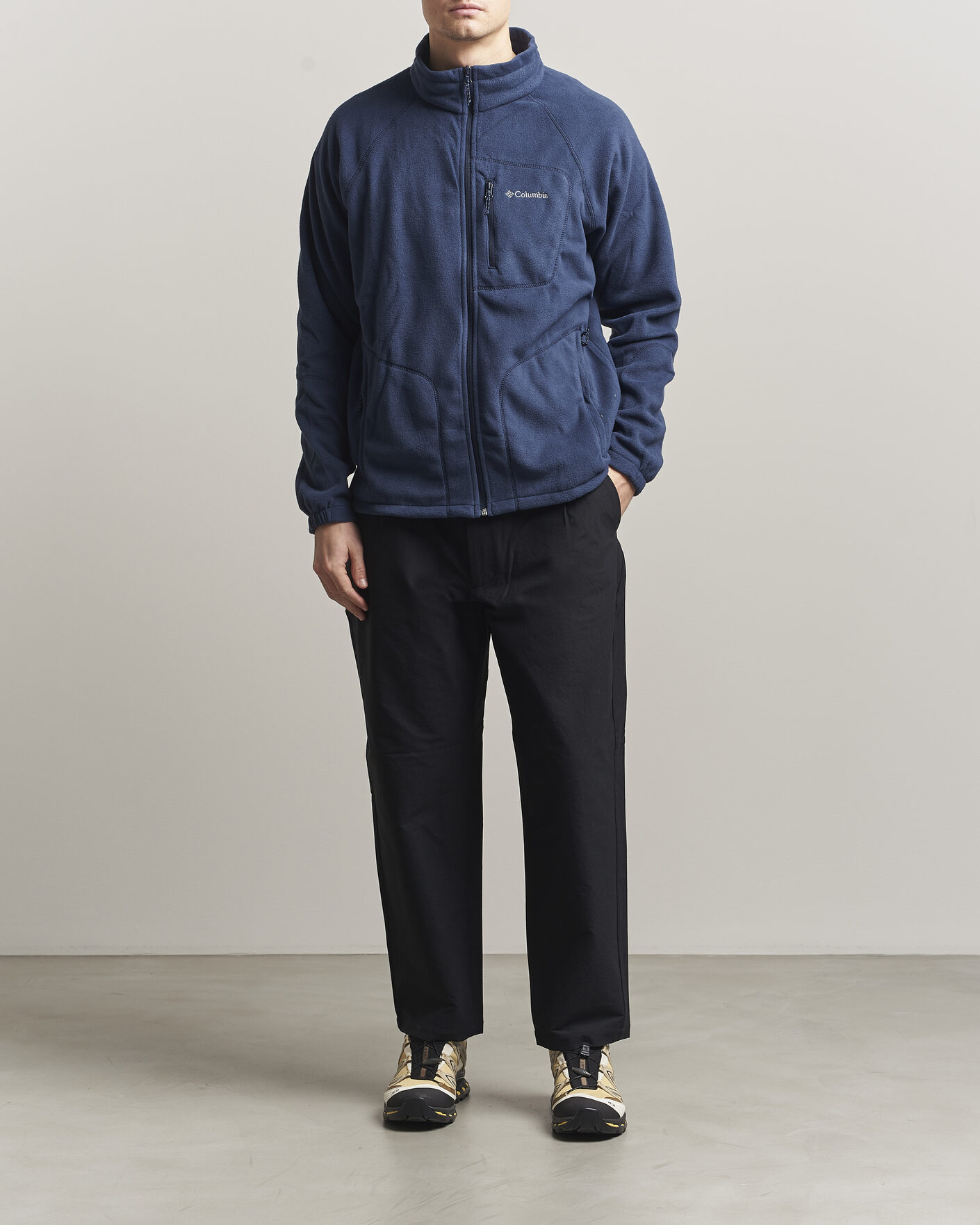 Heren | Truien | Columbia | Fast Trek Full Zip Fleece Navy