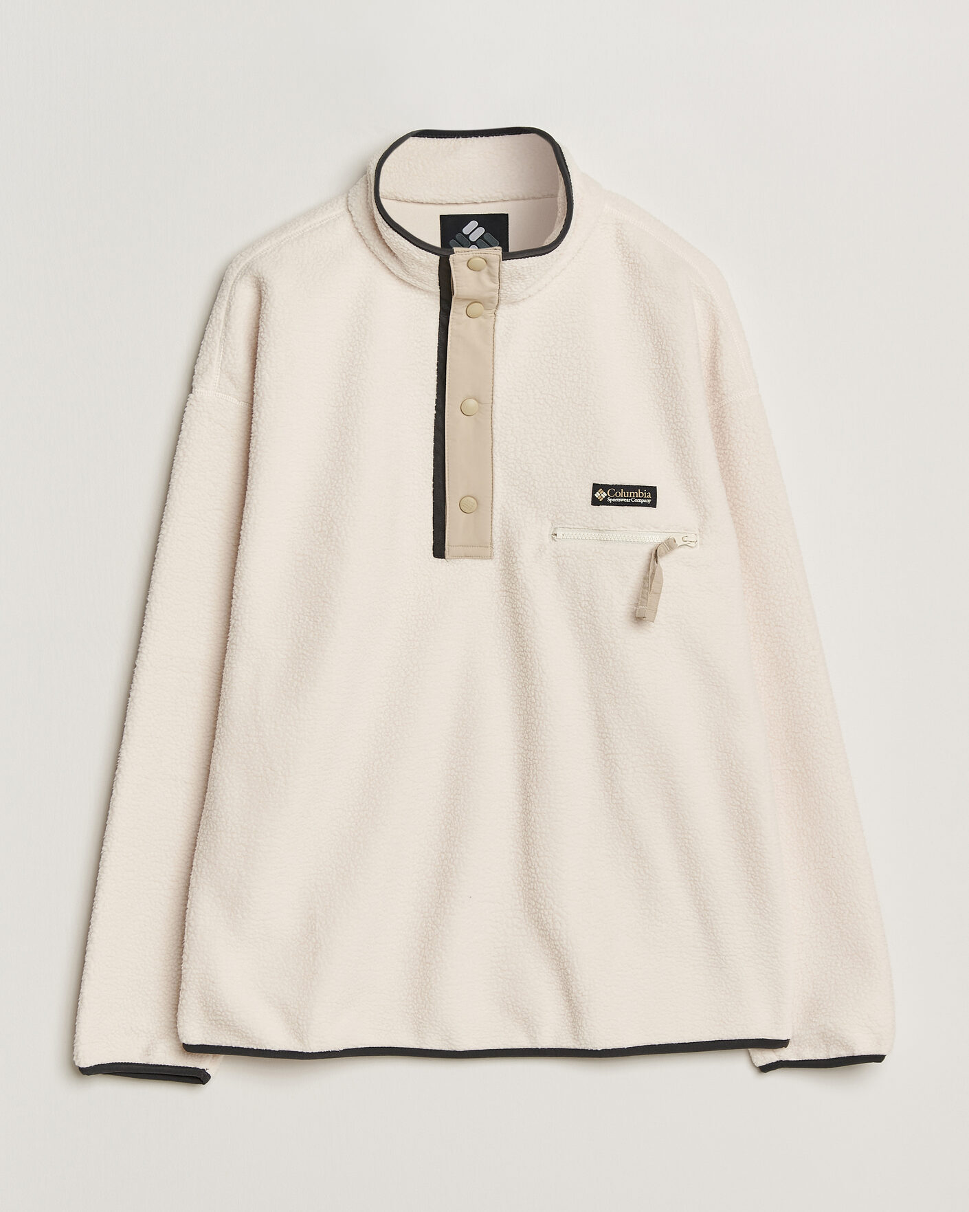 Heren | Truien | Columbia | Helvetia II Half Snap Fleece Chalk