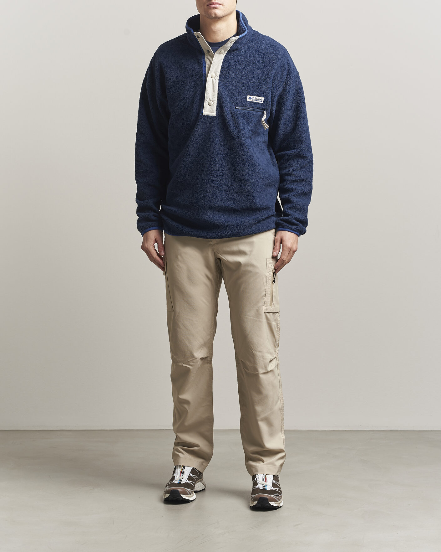 Heren | Truien | Columbia | Helvetia II Half Snap Fleece Navy