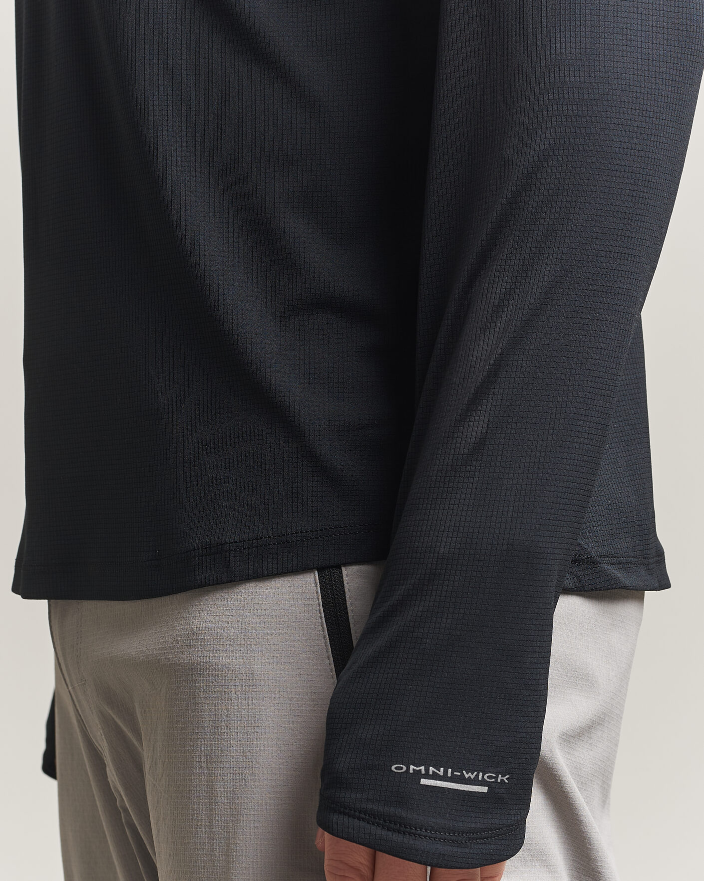 Heren | T-shirts | Columbia | Stealth Spring Half-Zip T-Shirt Black