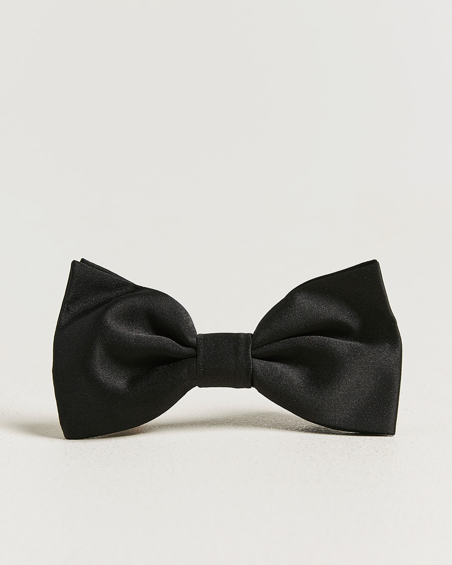 Heren | Vlinderdassen | Canali | Silk Bow Tie Black