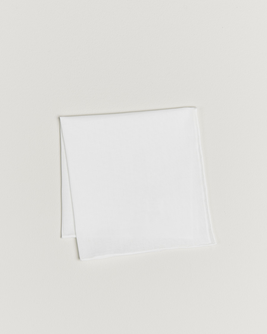 Heren | Pochets | Canali | Pocket Square White