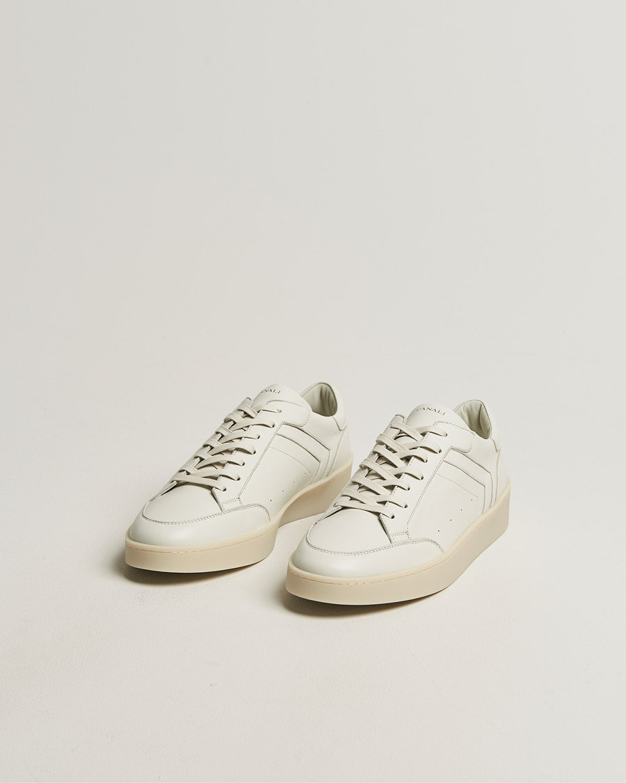 Heren | Sneakers | Canali | Plain Sneaker White