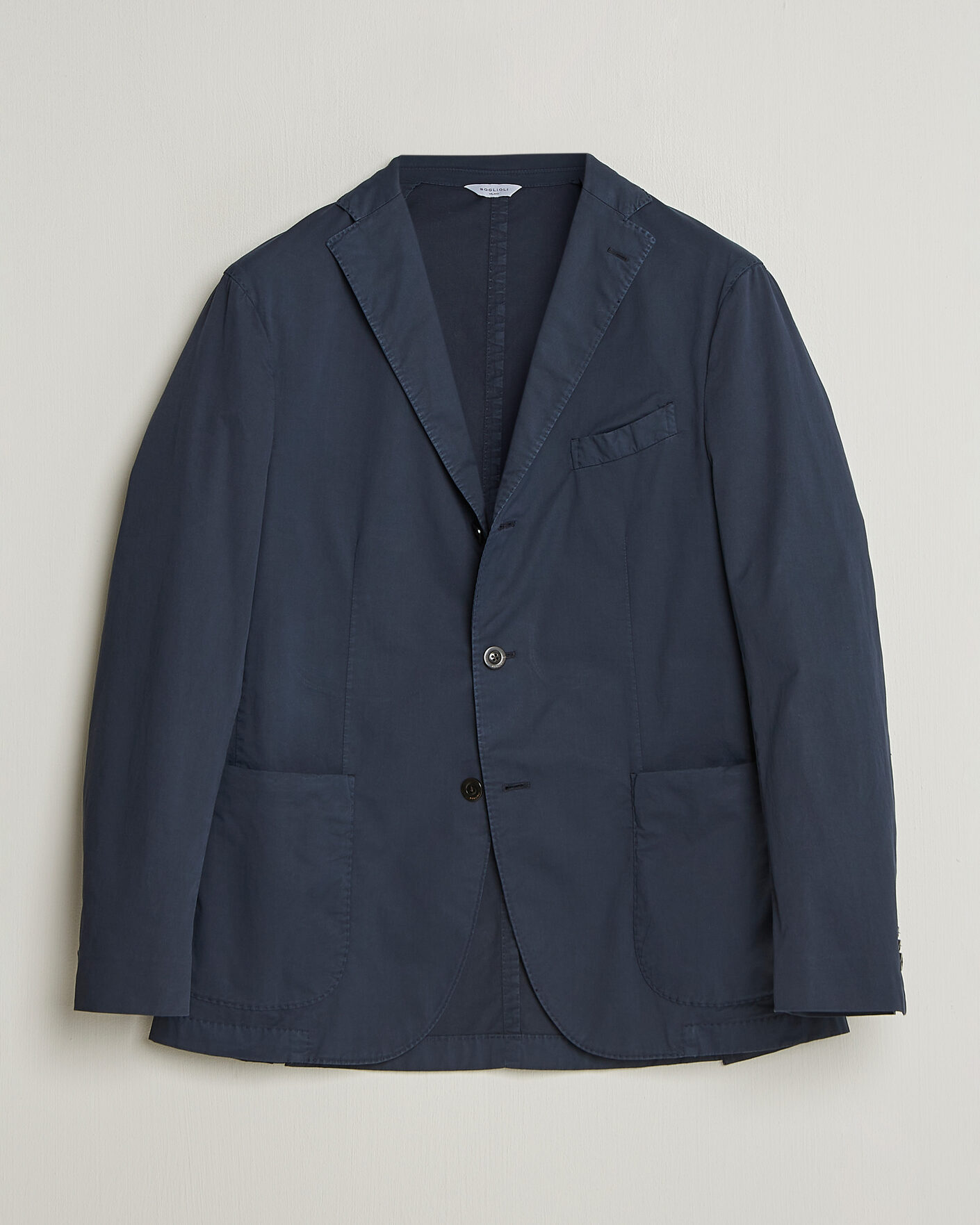 Heren | Blazers | Boglioli | K Jacket Supima Cotton Blazer Navy