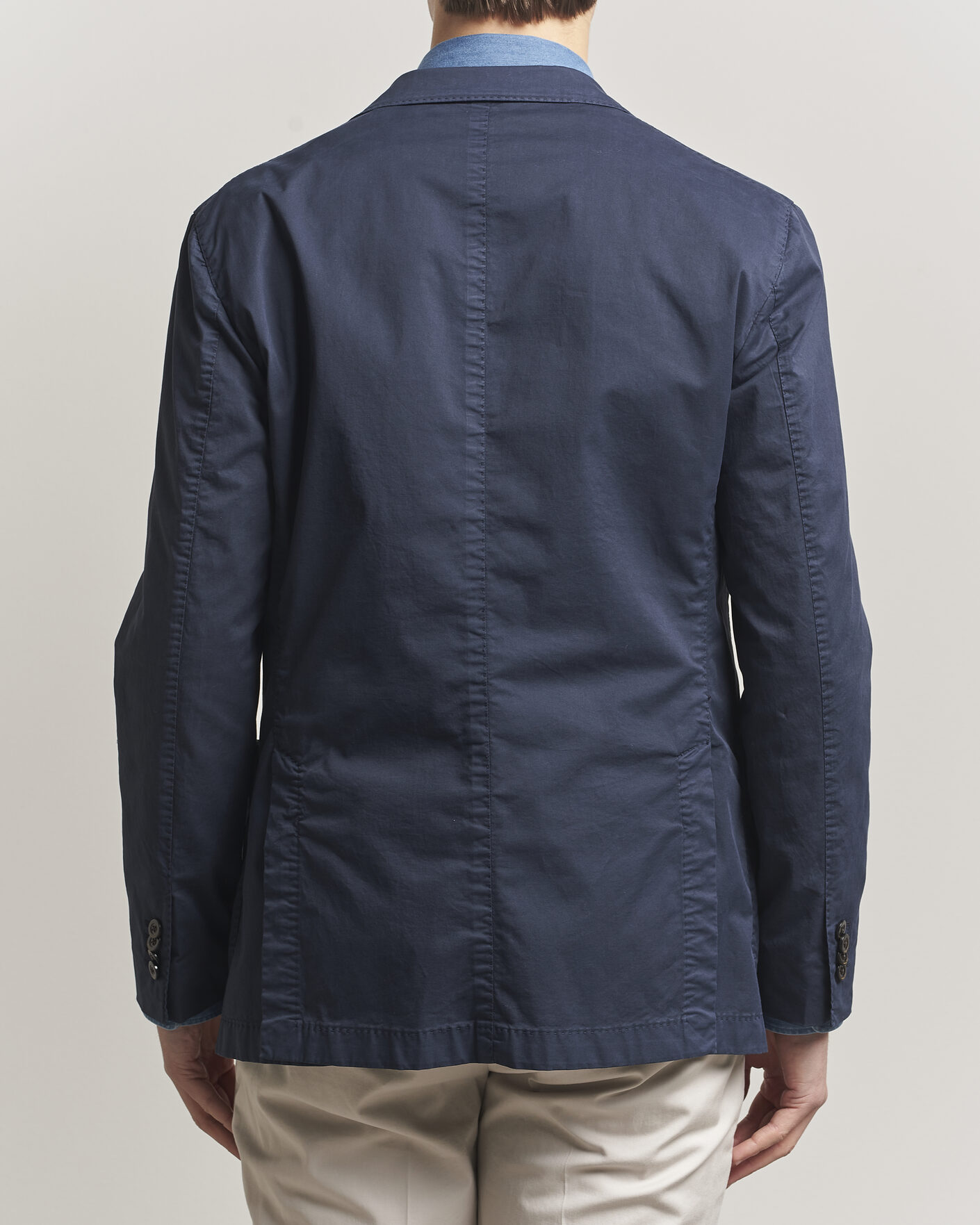 Heren | Blazers | Boglioli | K Jacket Supima Cotton Blazer Navy