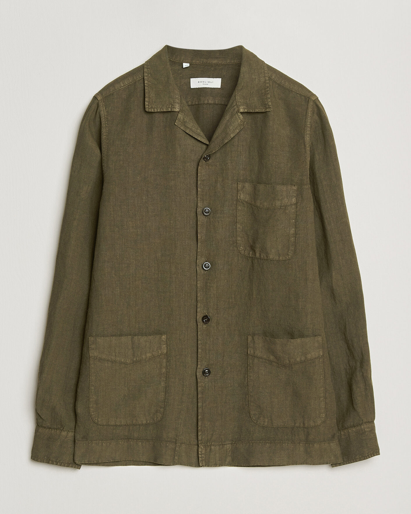 Heren | Jassen | Boglioli | Linen Painter Jacket Military