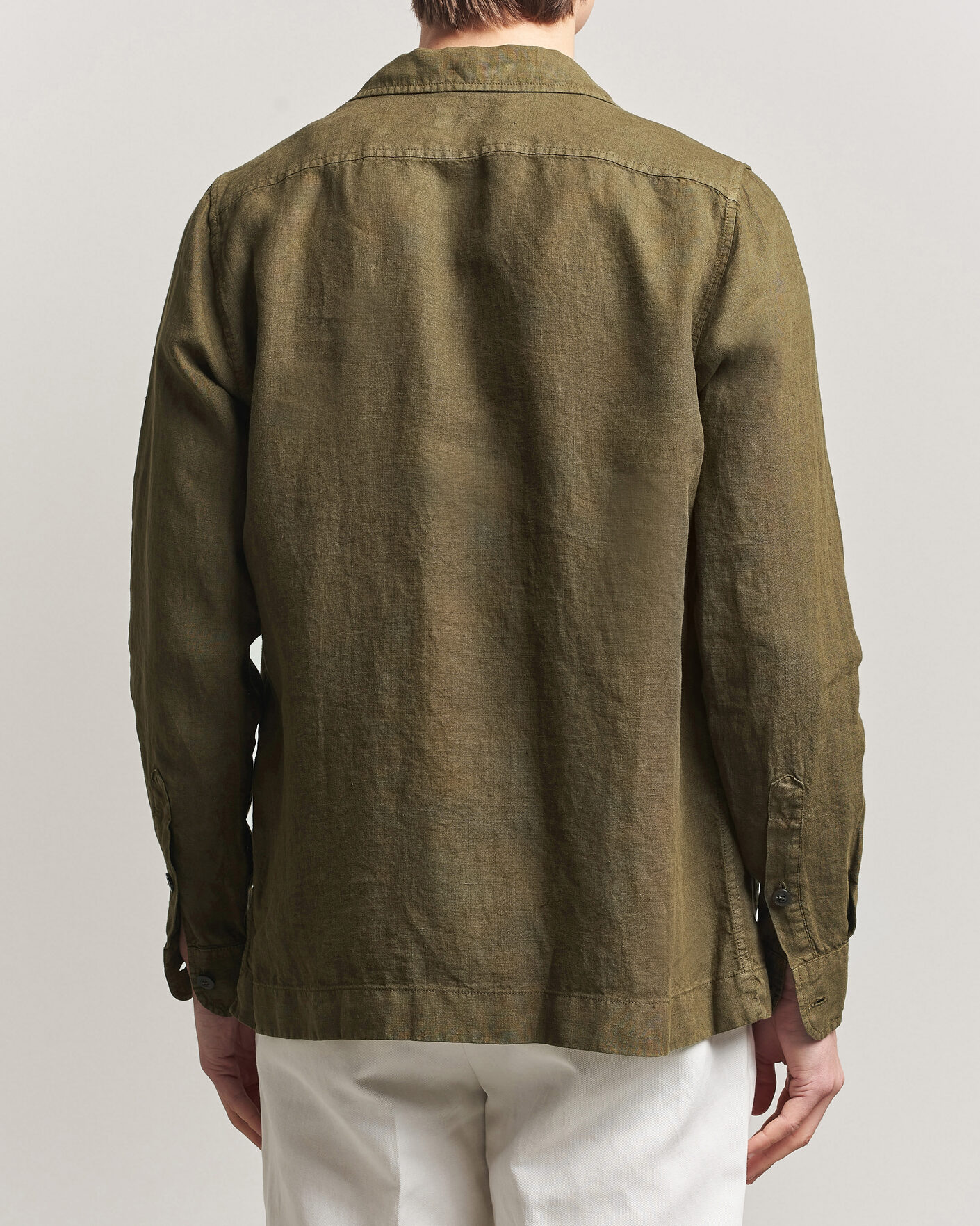 Heren | Jassen | Boglioli | Linen Painter Jacket Military