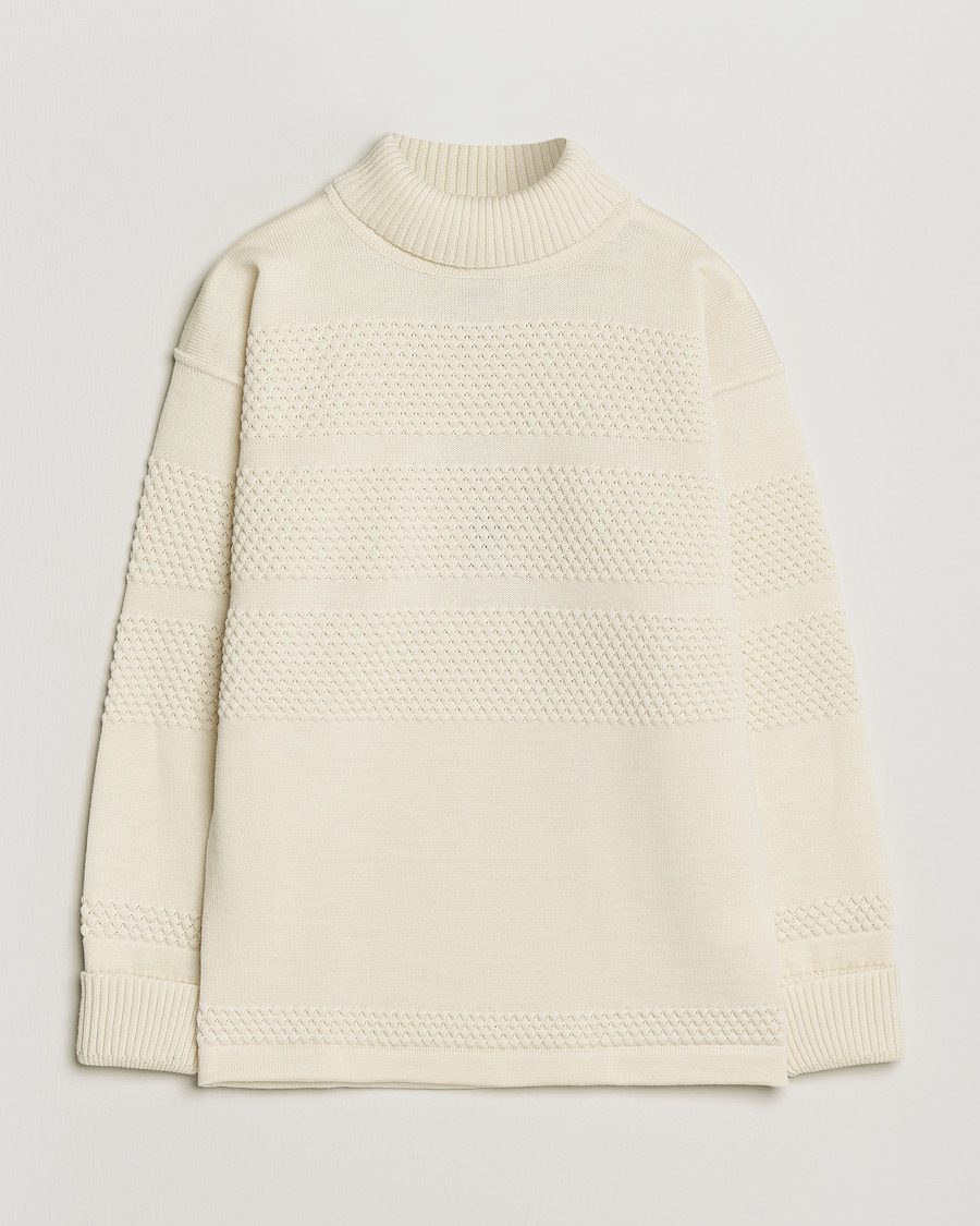Heren | Truien | S.N.S. Herning | Fisherman Sweater Natural White