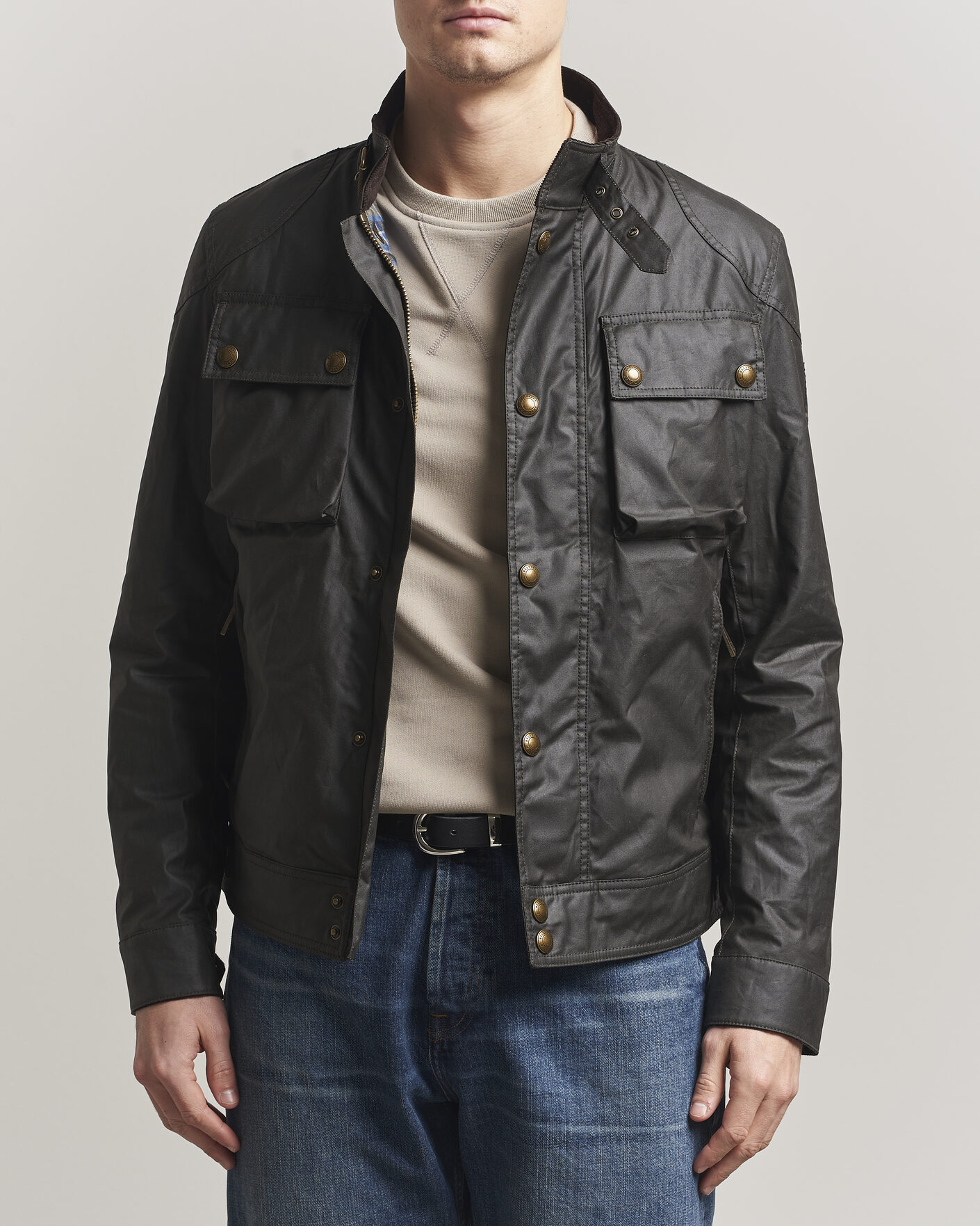 Heren | Jassen | Belstaff | Racemaster Waxed Jacket Faded Olive