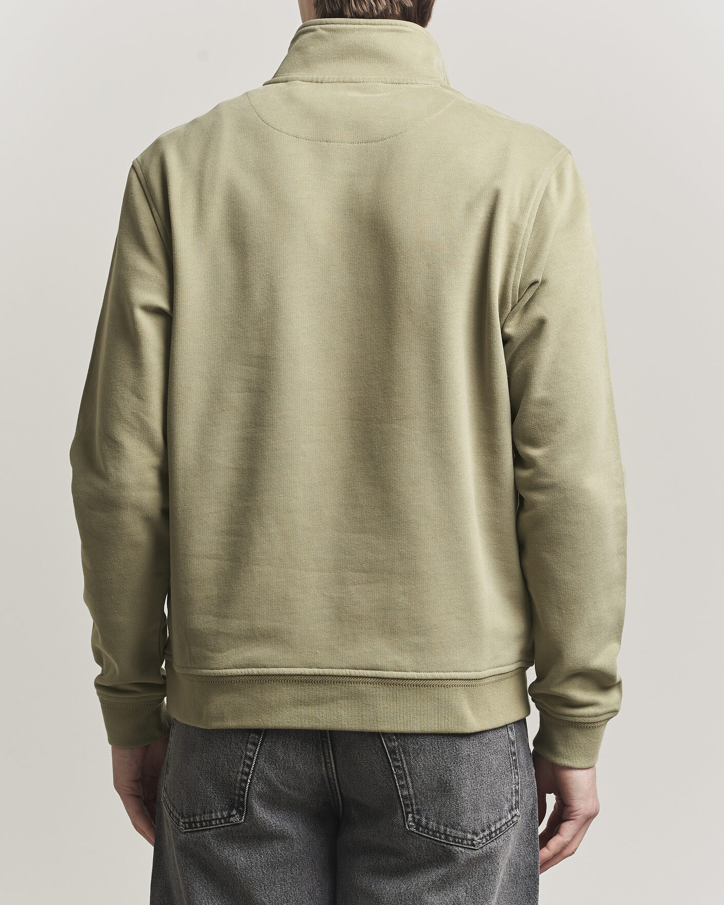 Heren | Truien | Belstaff | Signature Half Zip Sweatshirt Fatigue Green