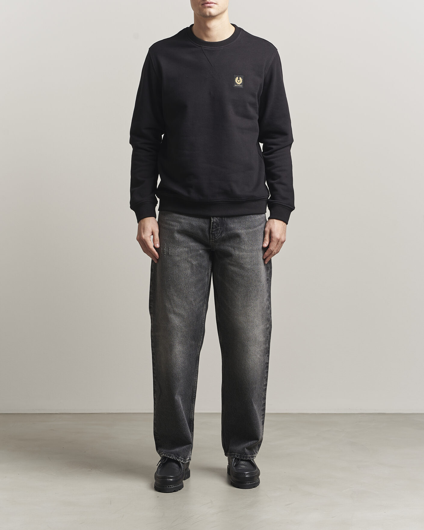 Heren | Truien | Belstaff | Signature Crew Neck Sweatshirt Black