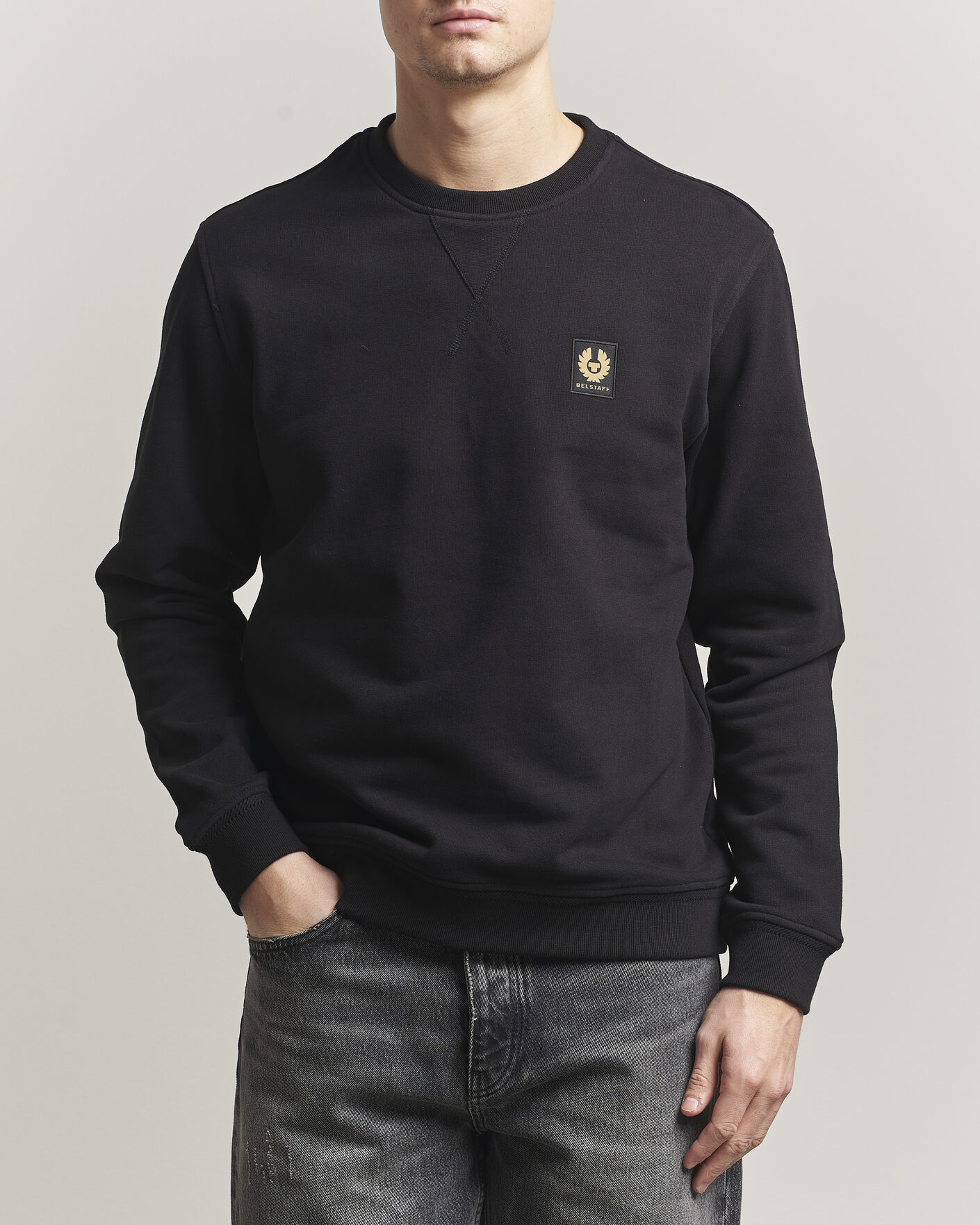 Heren | Truien | Belstaff | Signature Crew Neck Sweatshirt Black