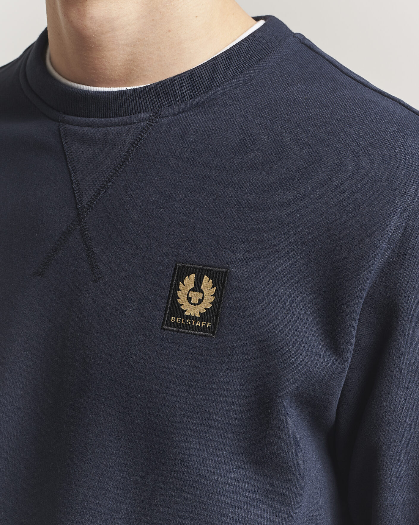 Heren | Truien | Belstaff | Signature Crew Neck Sweatshirt Dark Ink